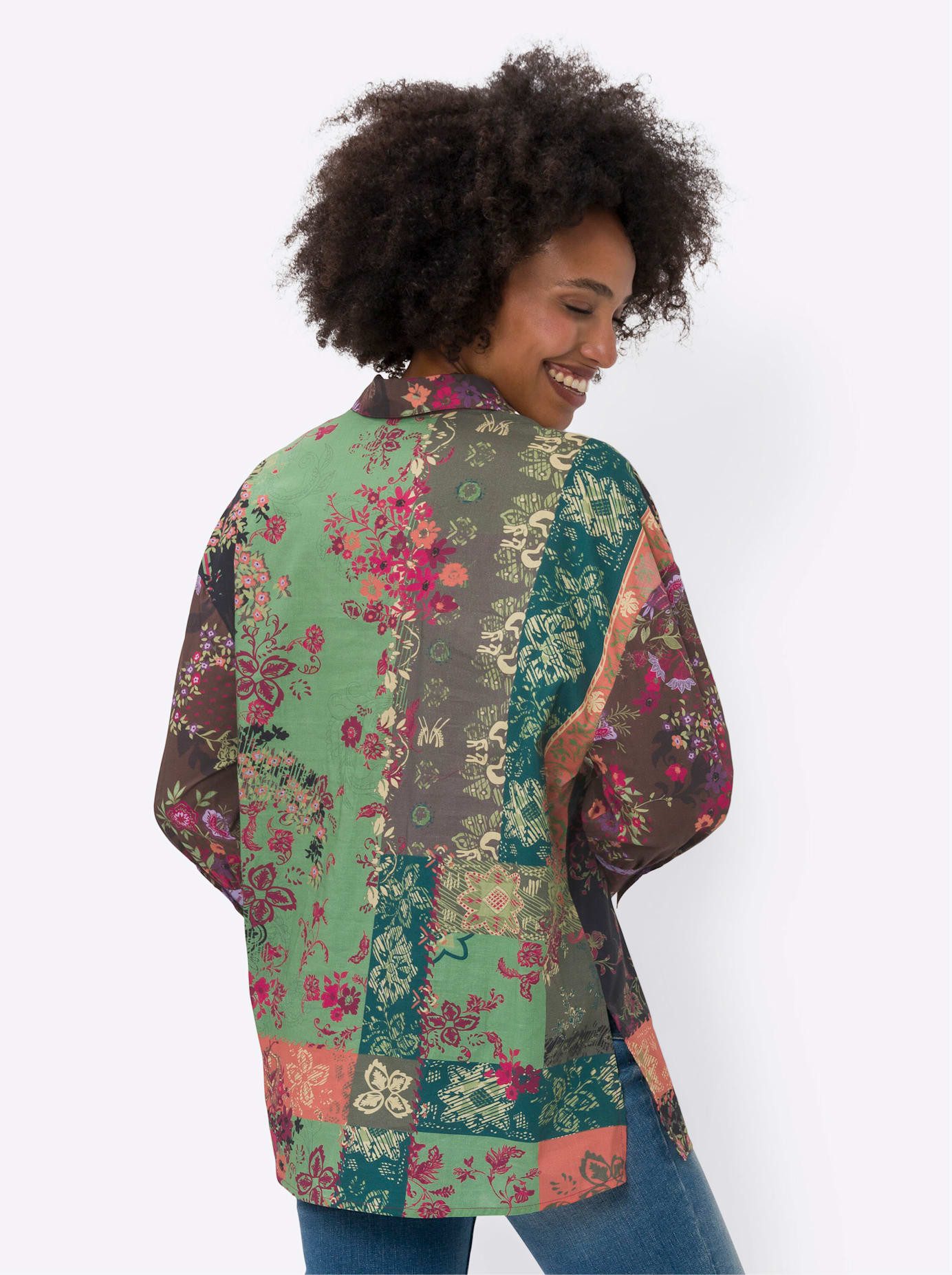 heine Gedessineerde blouse