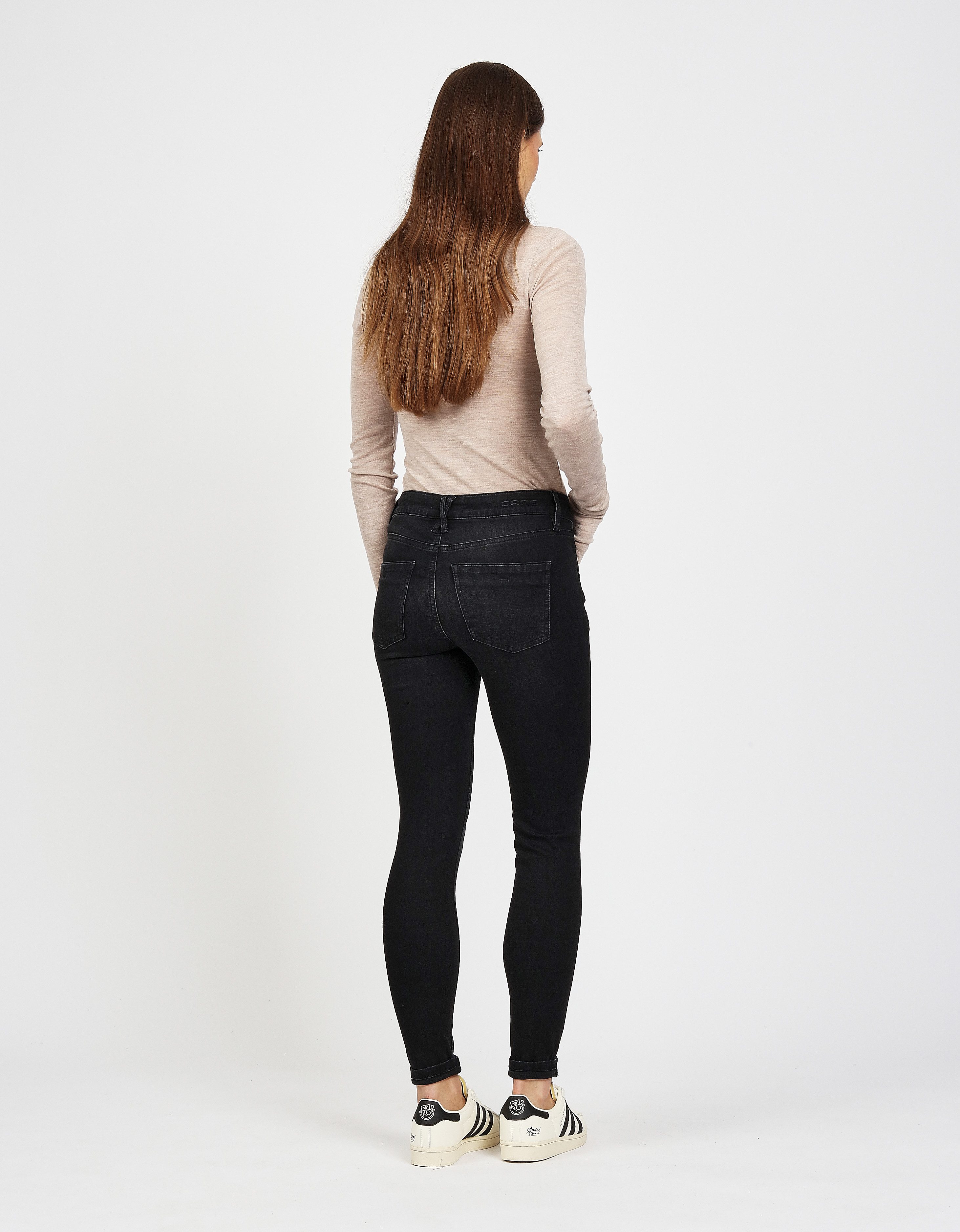 GANG Skinny fit jeans 94LAYLA met used-effecten