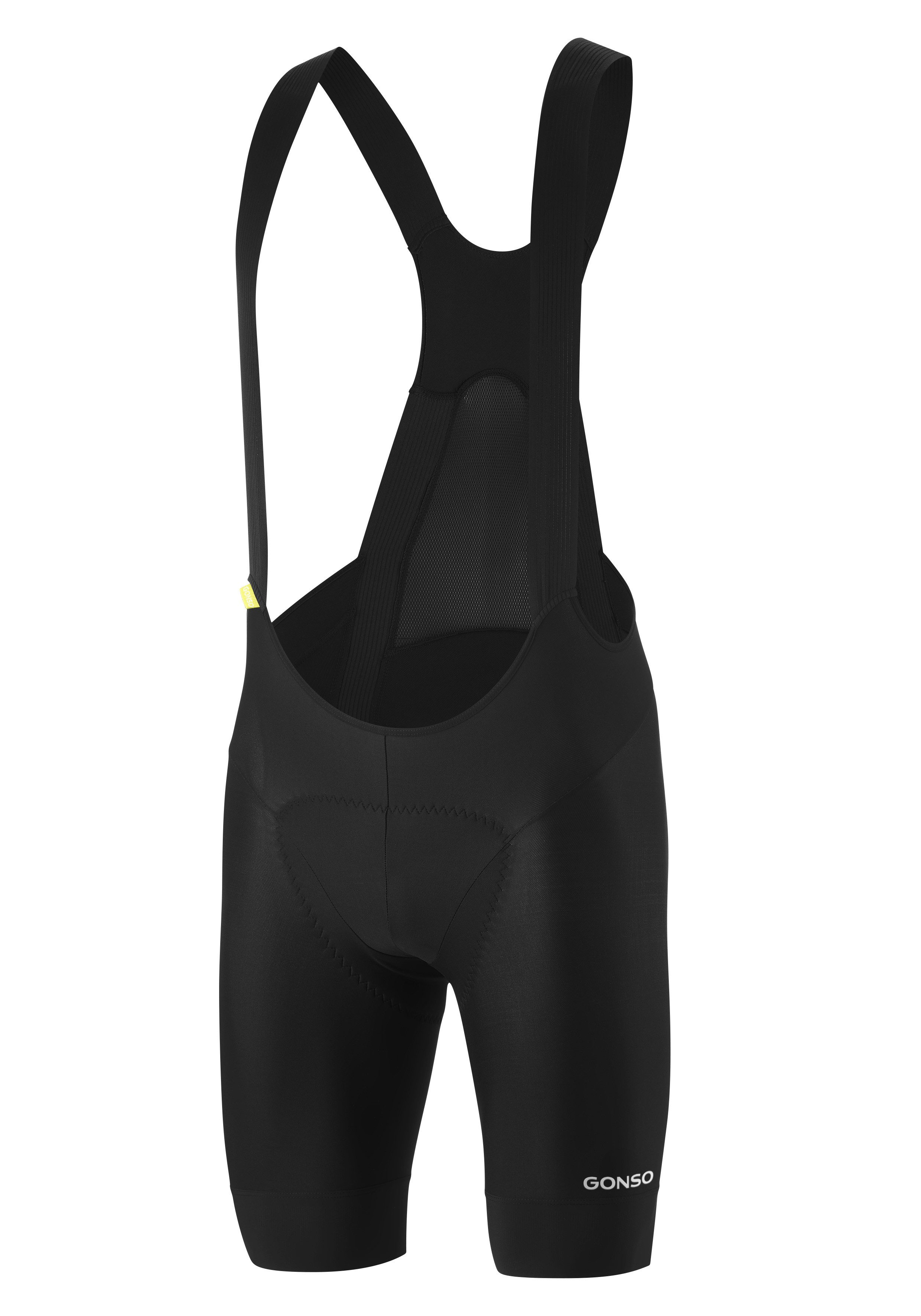 Gonso Fietsbroek Ride Miles Bib SC M Heren fietsbroek met zitkussen en bandjes, fietsbroek, tight fit