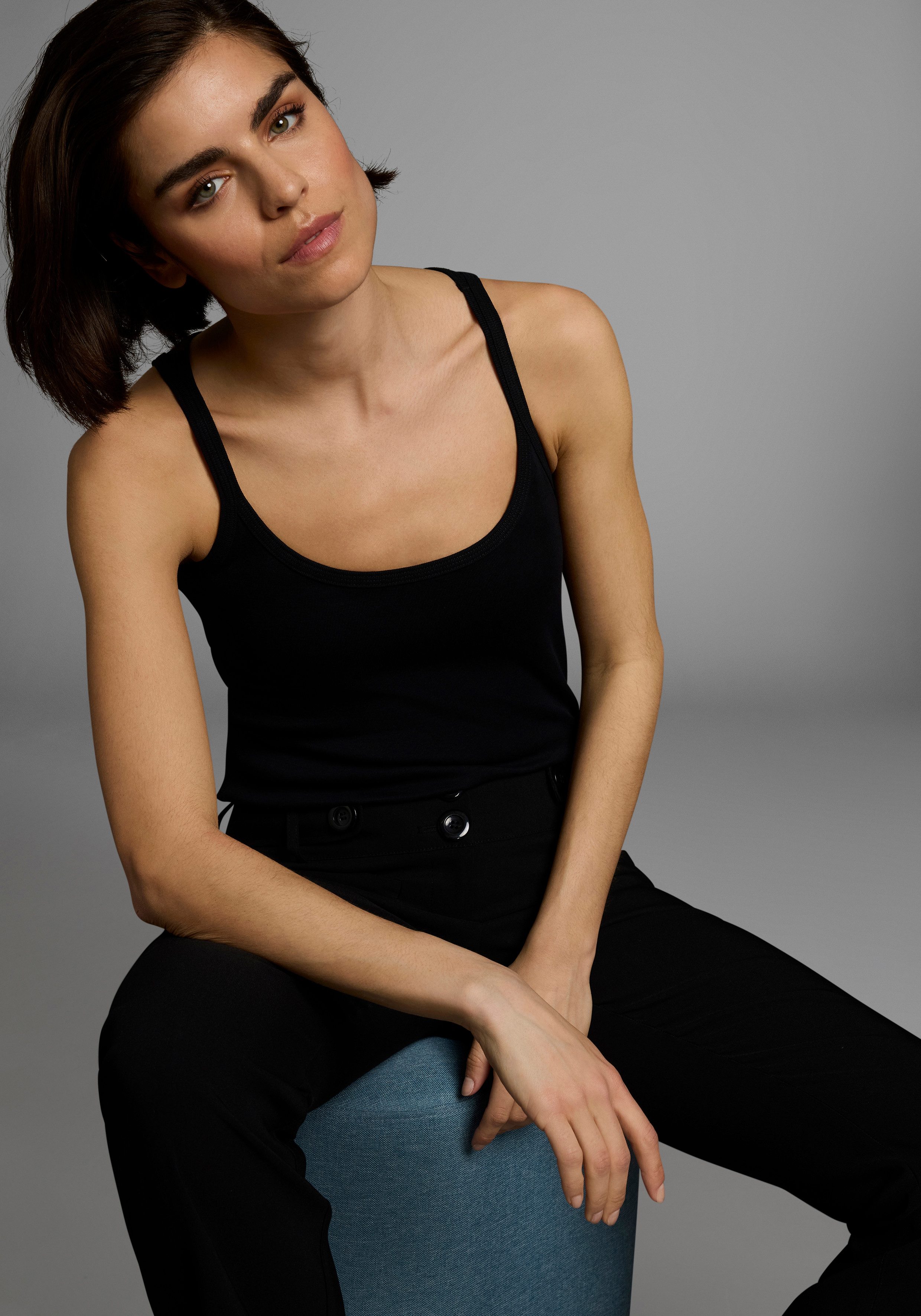AJC Lange top in basic model in een set van 2 (Set van 2)