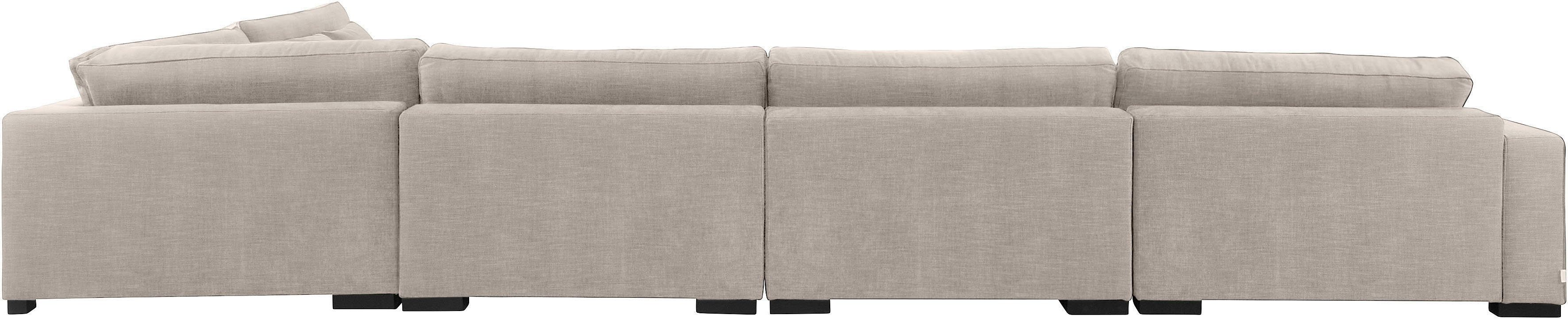 Guido Maria Kretschmer Home&Living Zithoek Skara XXL U-vorm Loungebank XXL met binnenveringsinterieur, in vele overtrekkwaliteiten