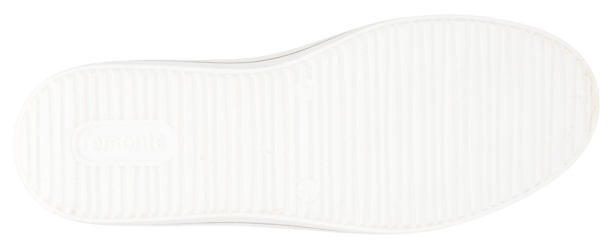 Remonte Plateausneakers ELLE-Collection , vrijetijdsschoen, lage schoen, veterschoen met zachte inlegzool