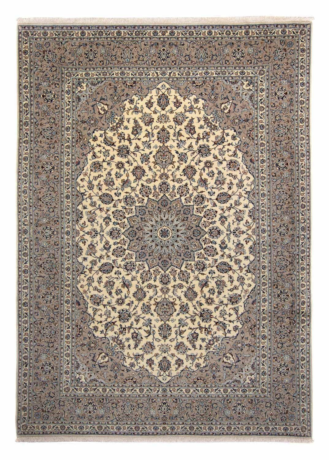 morgenland Wollen kleed Nain medaillon rosso scuro 328 x 249 cm Uniek exemplaar met certificaat