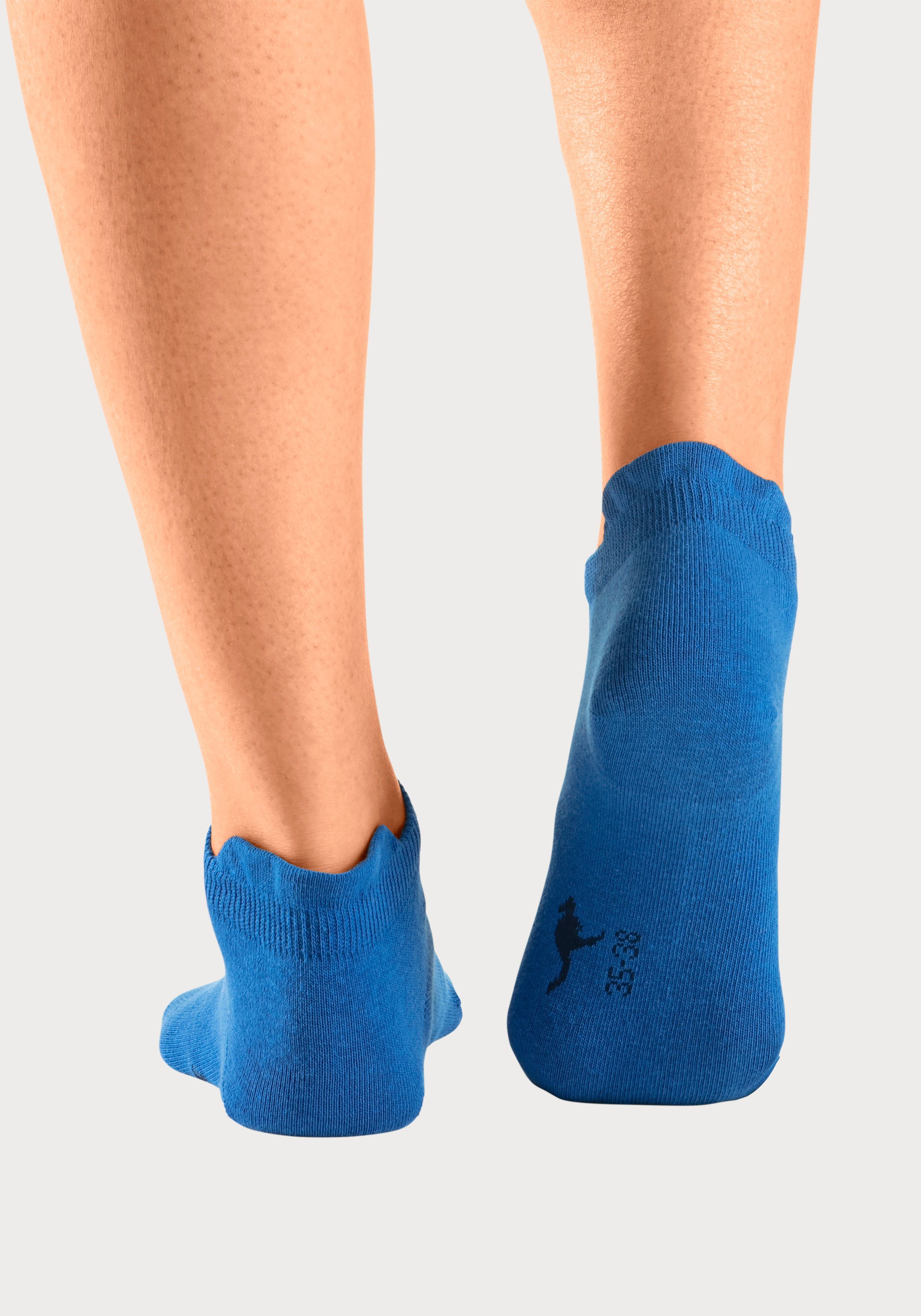 KangaROOS Sneakersokken met verlengd boord aan de achterkant (set, 10 paar)
