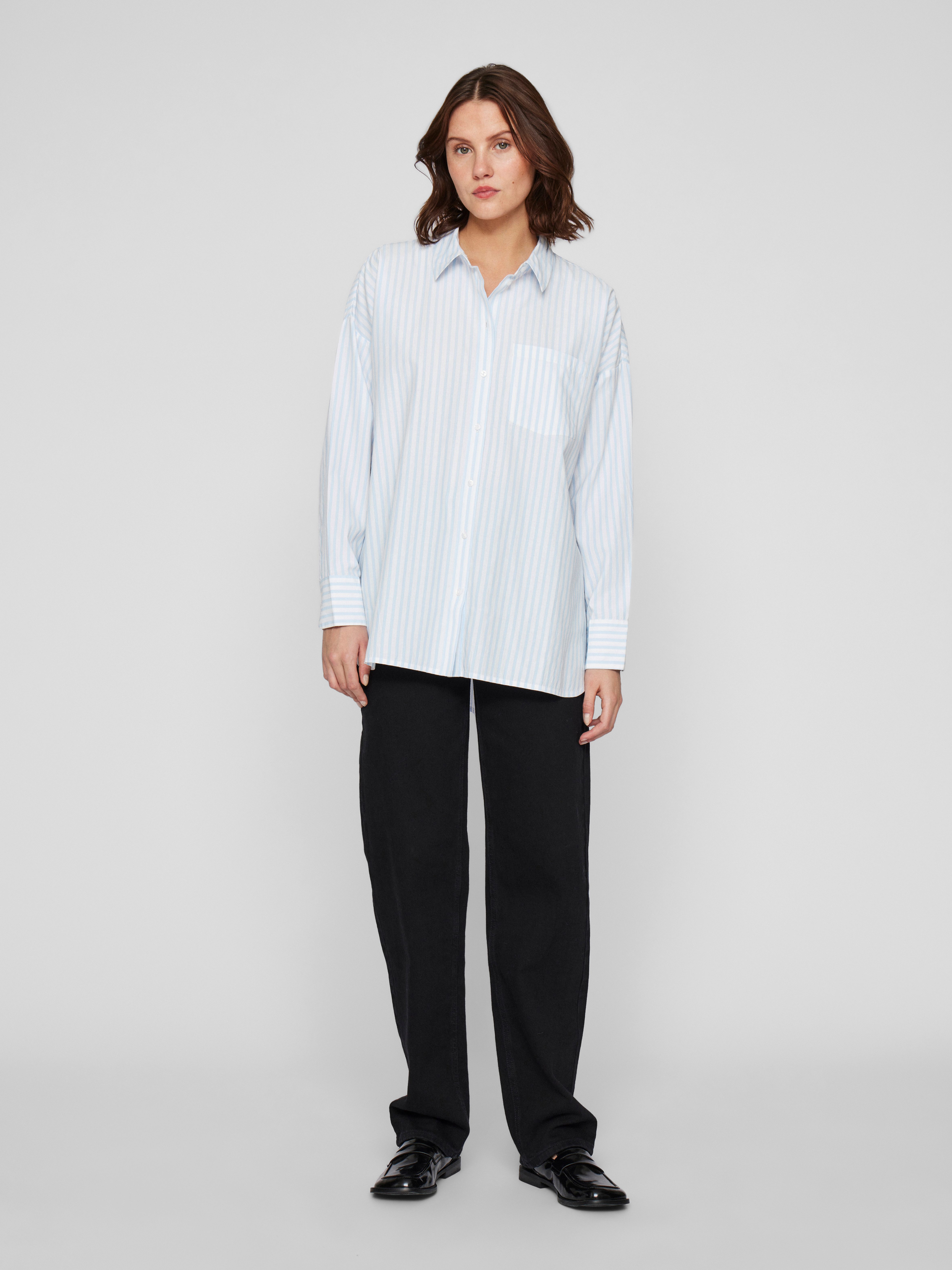 Vila Overhemdblouse VIDARMA L/S BUTTON SHIRT - NOOS