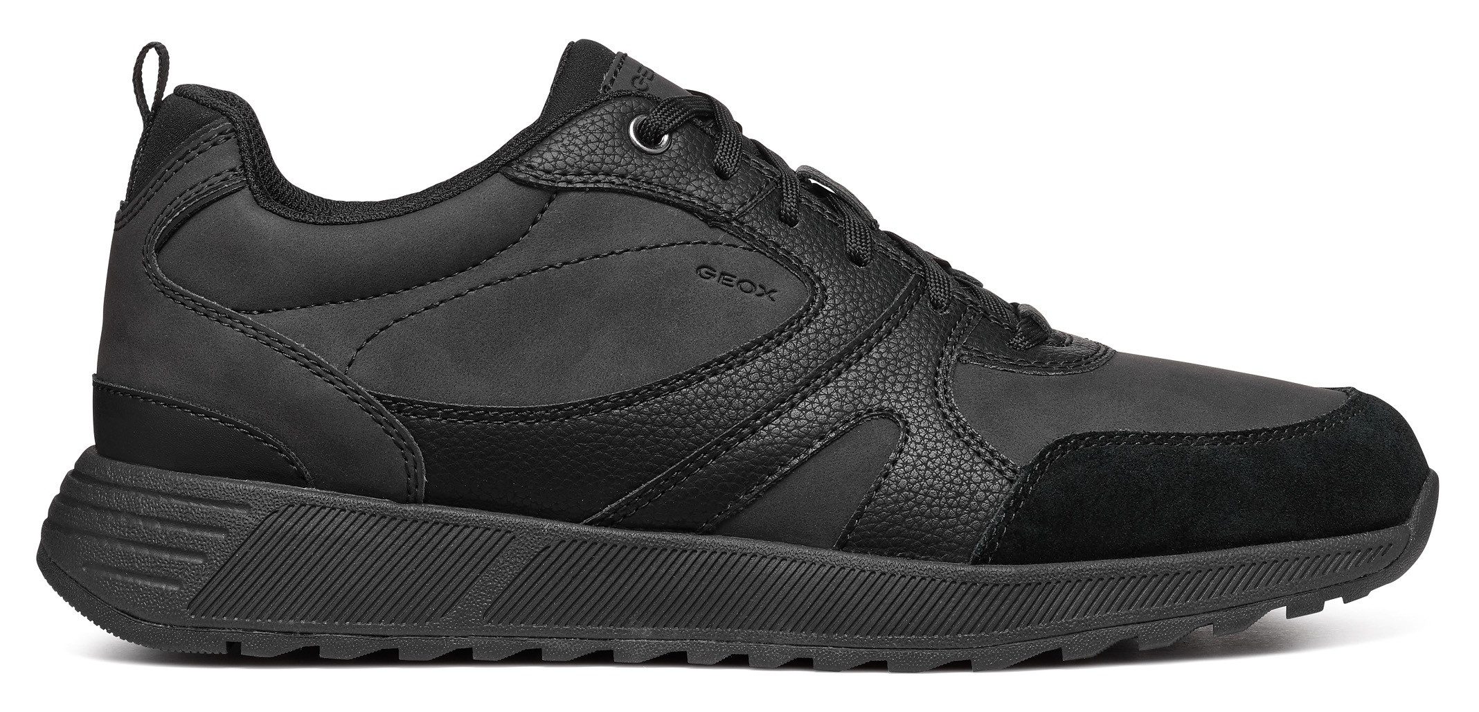 Geox Sneakers U MOLVENO A Vrijetijdsschoen, lage schoen, veterschoen met plateauzool