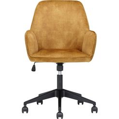 Otto MCA furniture Bureaustoel O-Ottawa Fluweel. bureaustoel met traploos instelbare comfortabele zithoogte aanbieding
