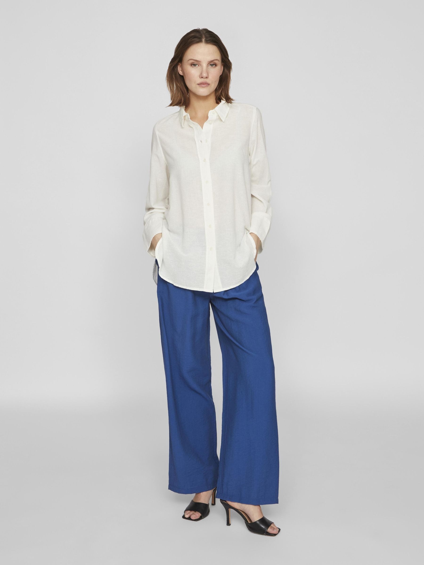 Vila Overhemdblouse VILINAJA BUTTON L/S SHIRT - NOOS