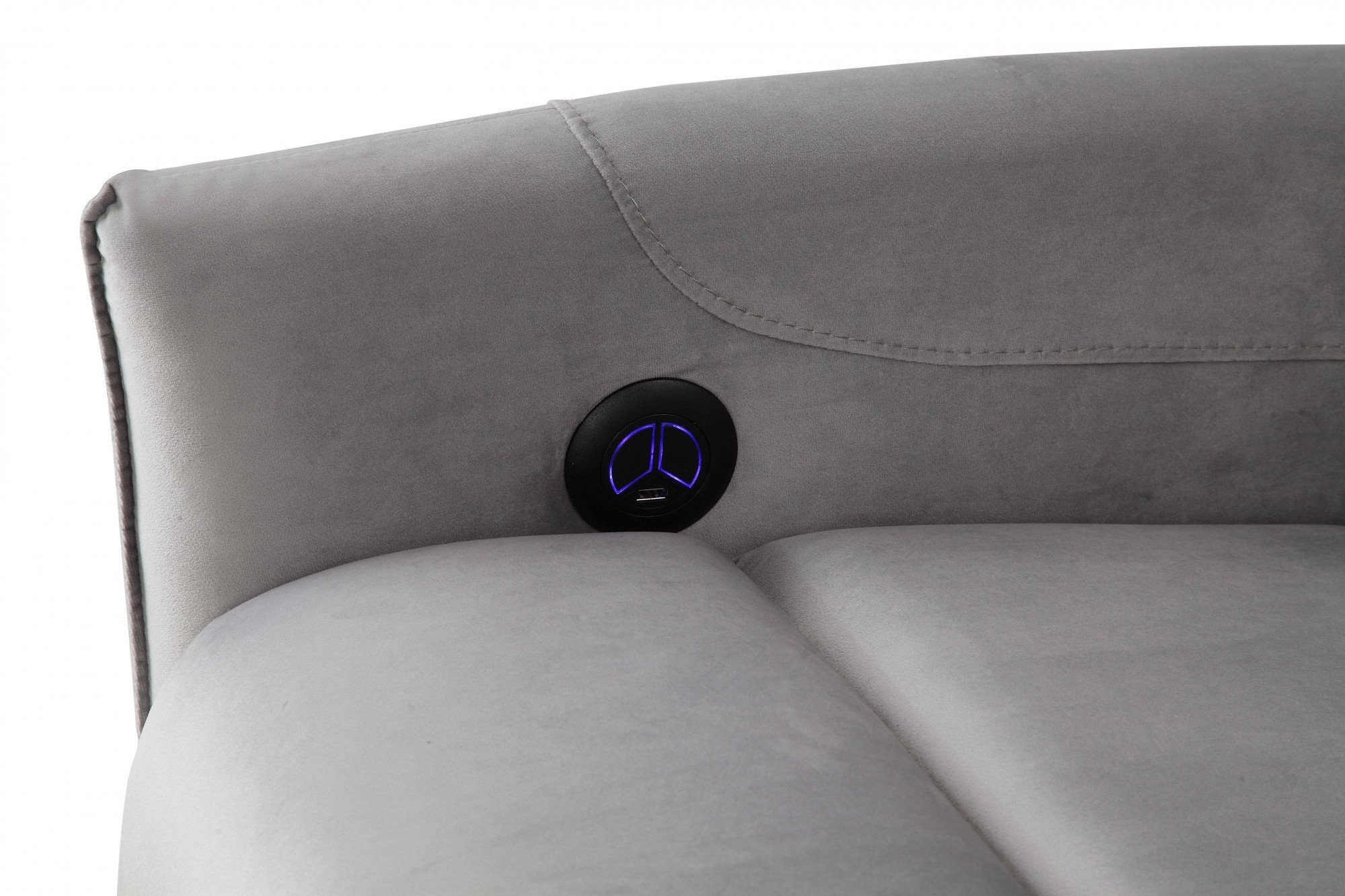 Places of Style Relaxfauteuil Pineto, tv-stoel met slaapfunctie Relaxfunctie, woonkamer, vrijstaand en USB-aansluiting