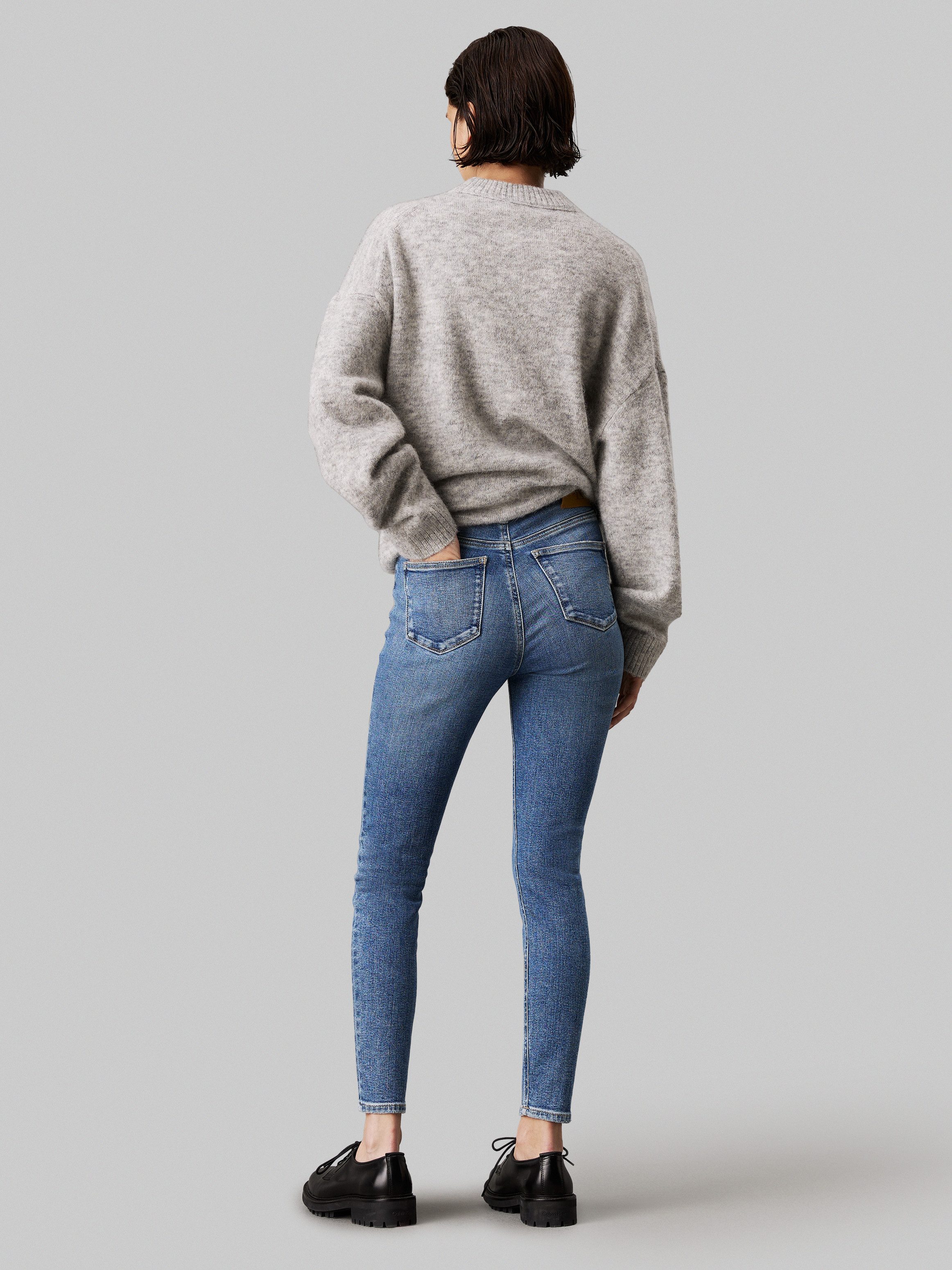 Calvin Klein Skinny fit jeans HIGH RISE SUPER SKINNY ANKLE