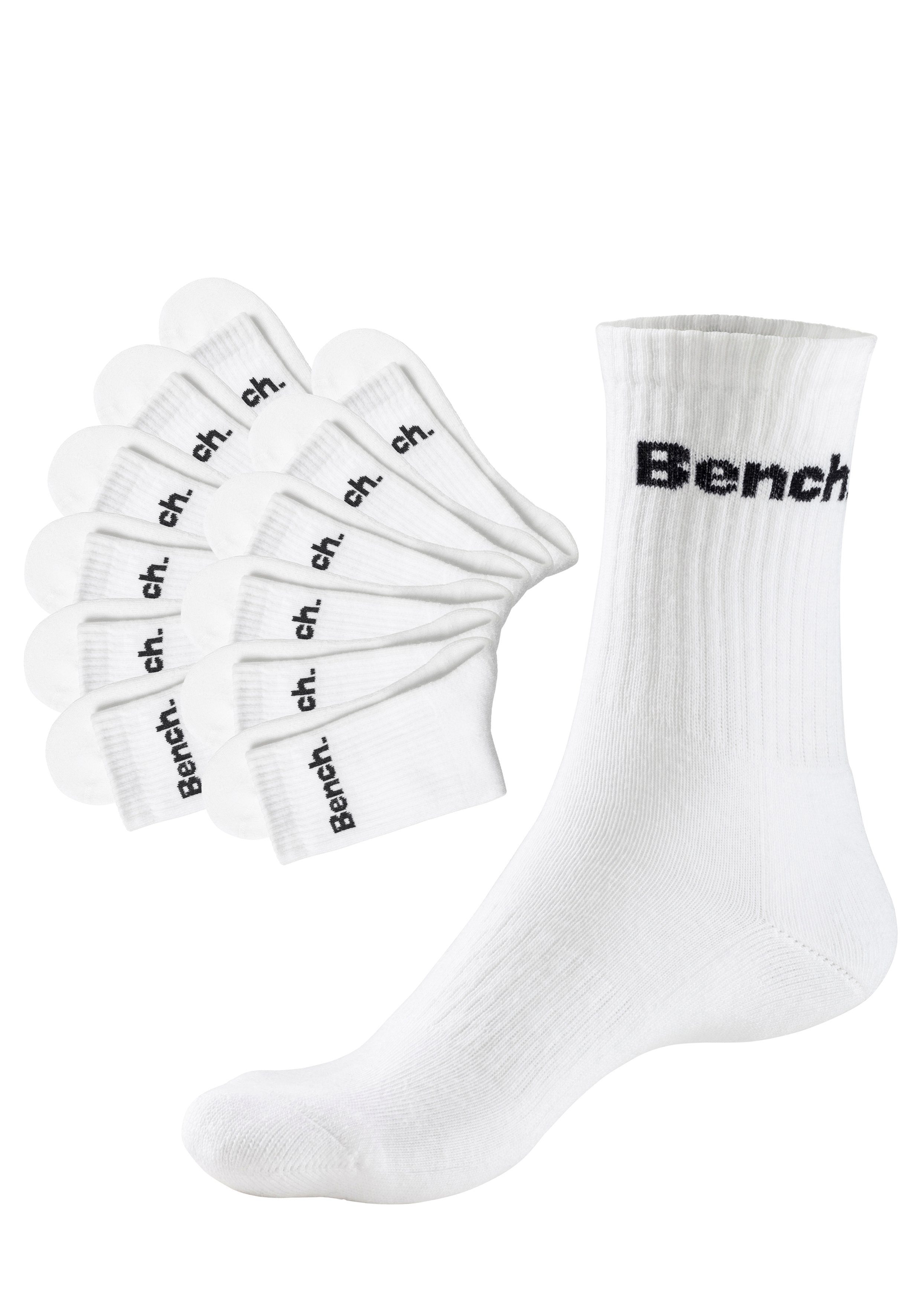 Bench. Tennissokken met voetbekleding (set, 12 paar)