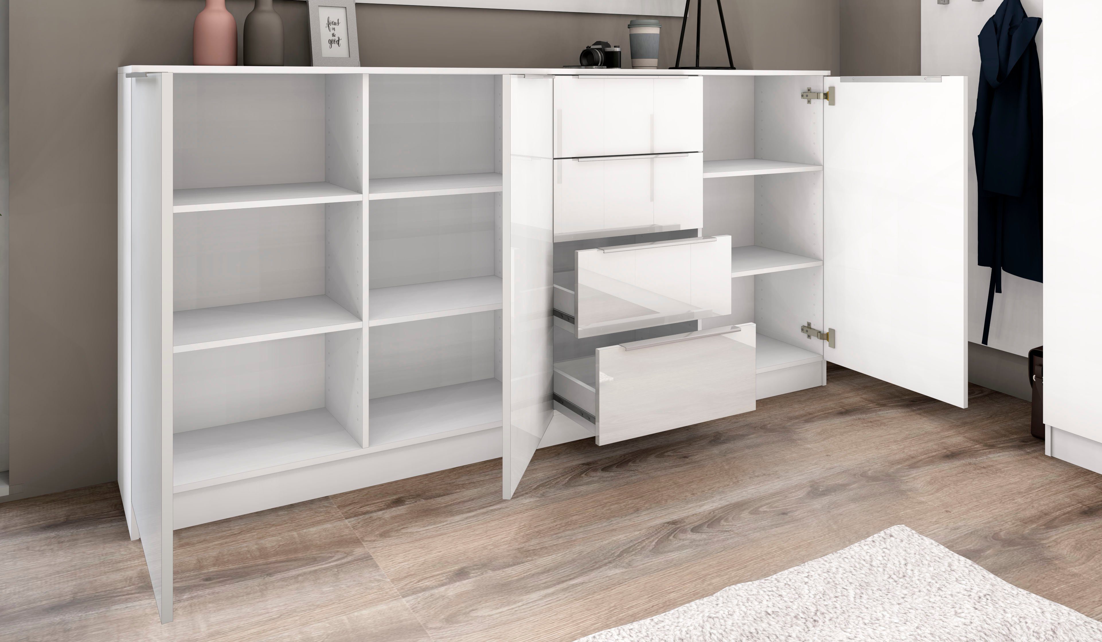 borchardt Möbel Highboard Oliva Breedte ca. 200 cm
