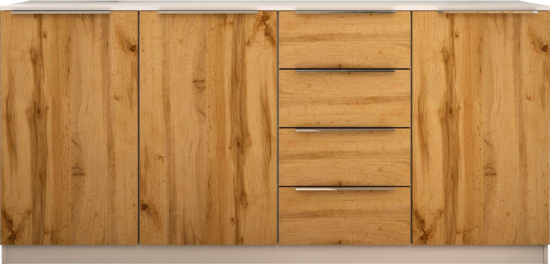 borchardt Möbel Highboard Oliva Breedte ca. 200 cm highboards bruin