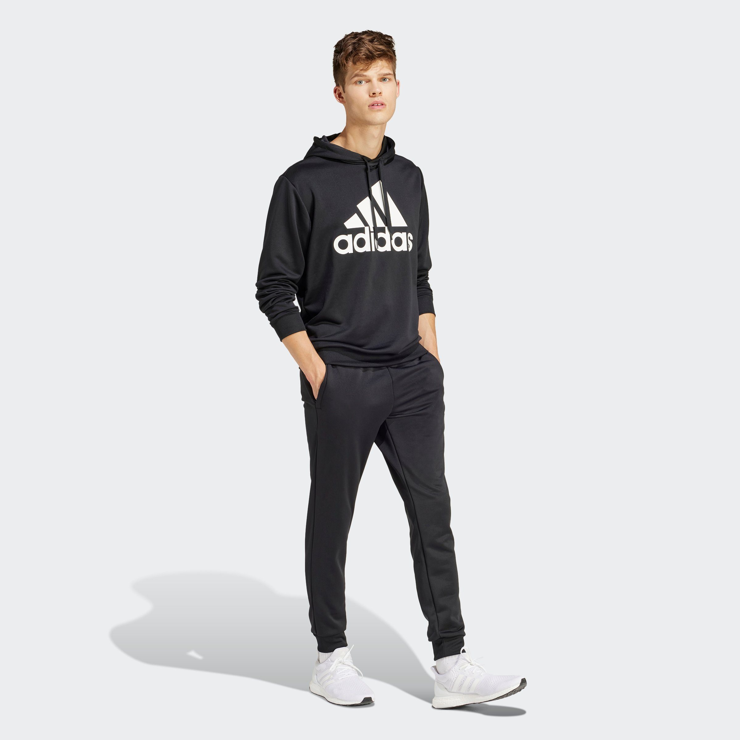 Adidas Trainingspak Sportswear French Terry Hooded Track Suit