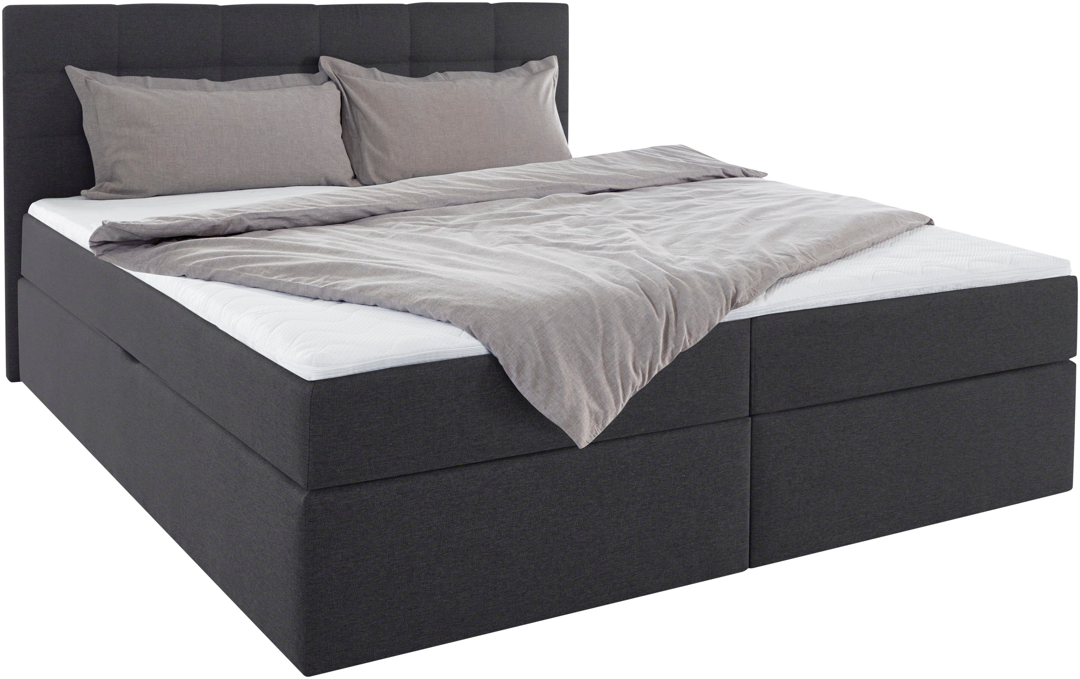 INOSIGN Boxspring OVALO optioneel met bedbox, verkrijgbaar in h2, h3 & h4