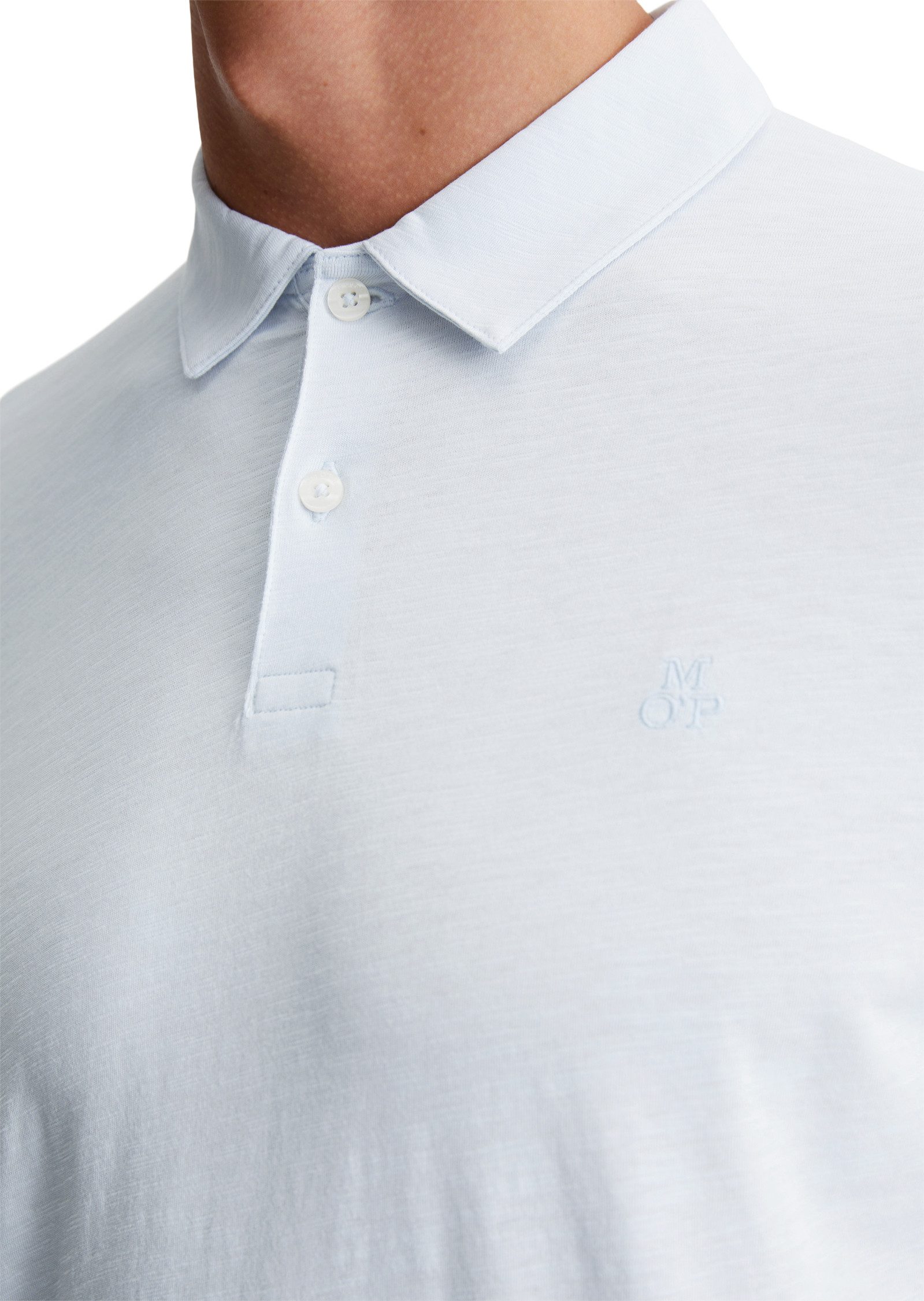 Marc O'Polo Poloshirt met levendige, dynamische oppervlakte