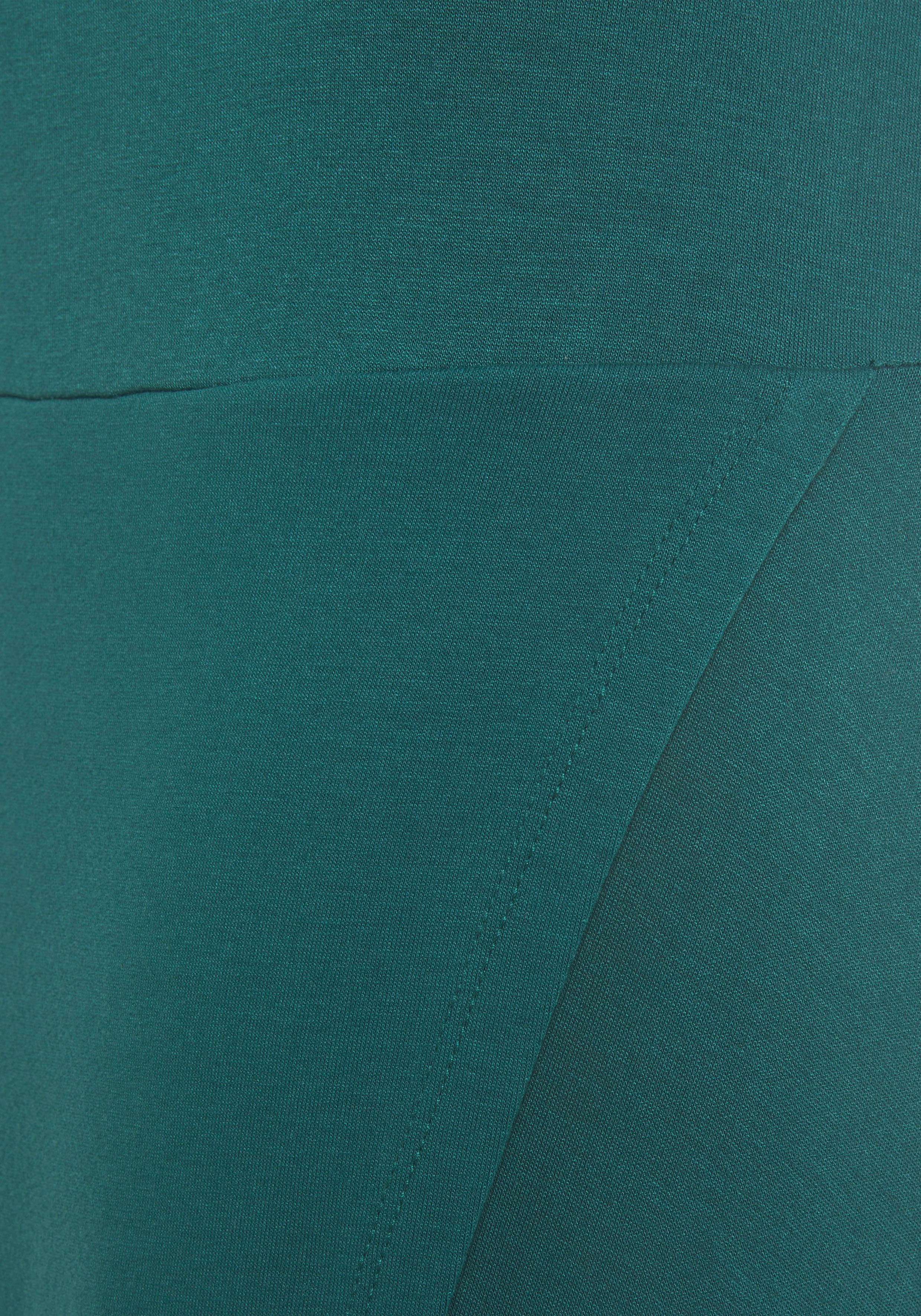 Lascana Maxirok met elastische tailleband in viscose jersey