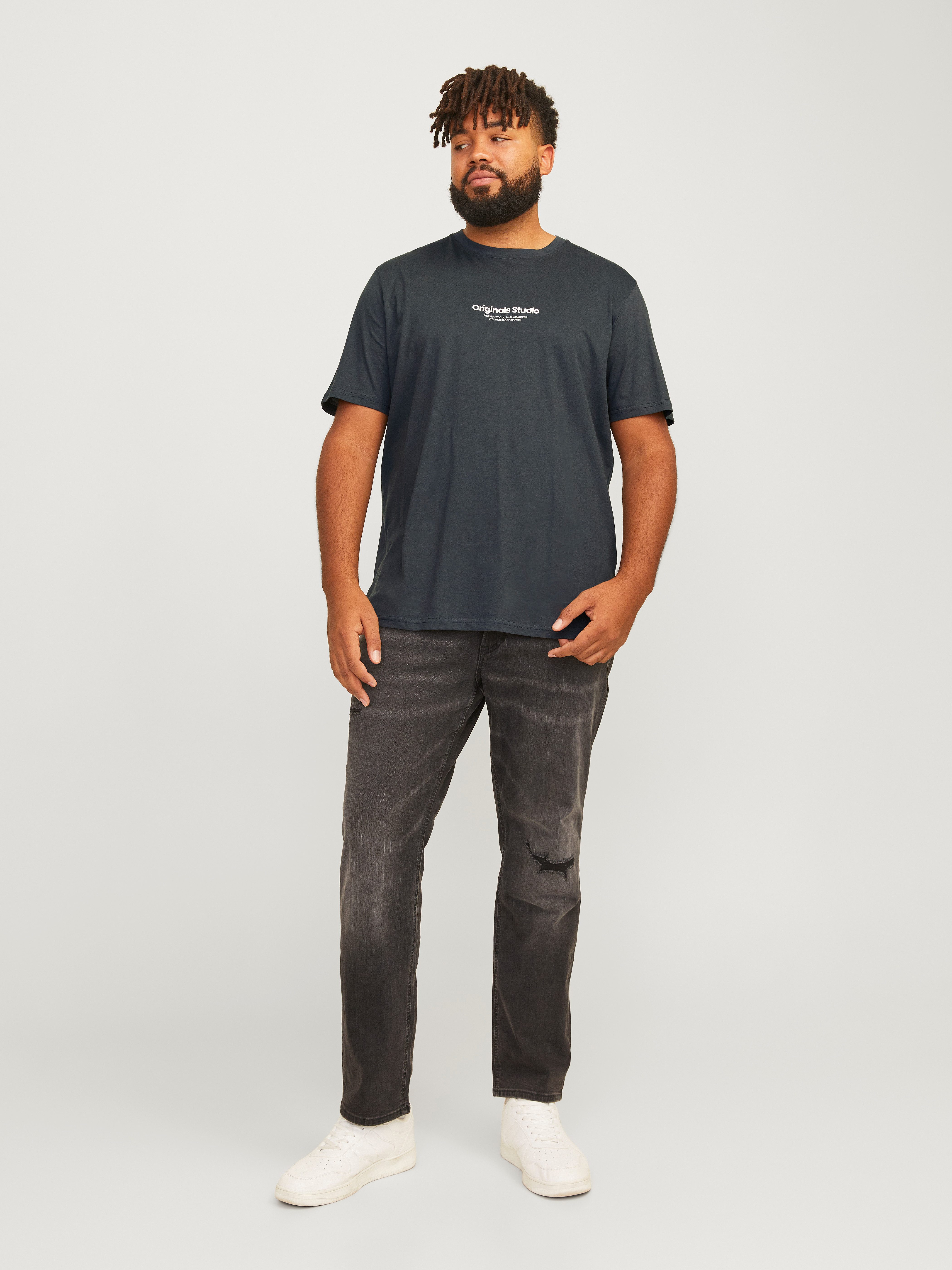 Jack & Jones PlusSize Shirt met korte mouwen JORVESTERBRO TEE SS CREW NECK NOOS PLS