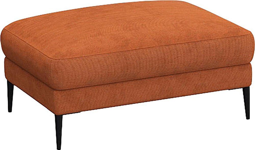 FLEXLUX Poef Belle gestoffeerde hocker, zithocker Scandinavisch design, in een sublieme verwerking