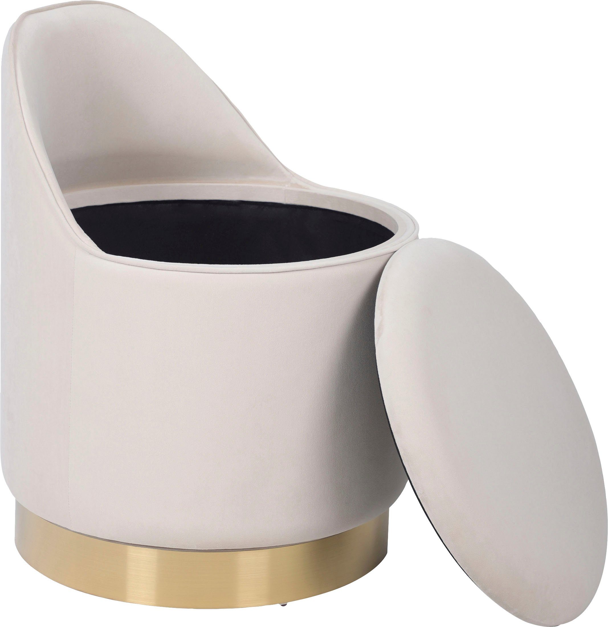 Kayoom Fauteuil Draaikruk Viktor 125, draaikruk in modern design, opbergruimte aan de binnenkant (1 stuk)