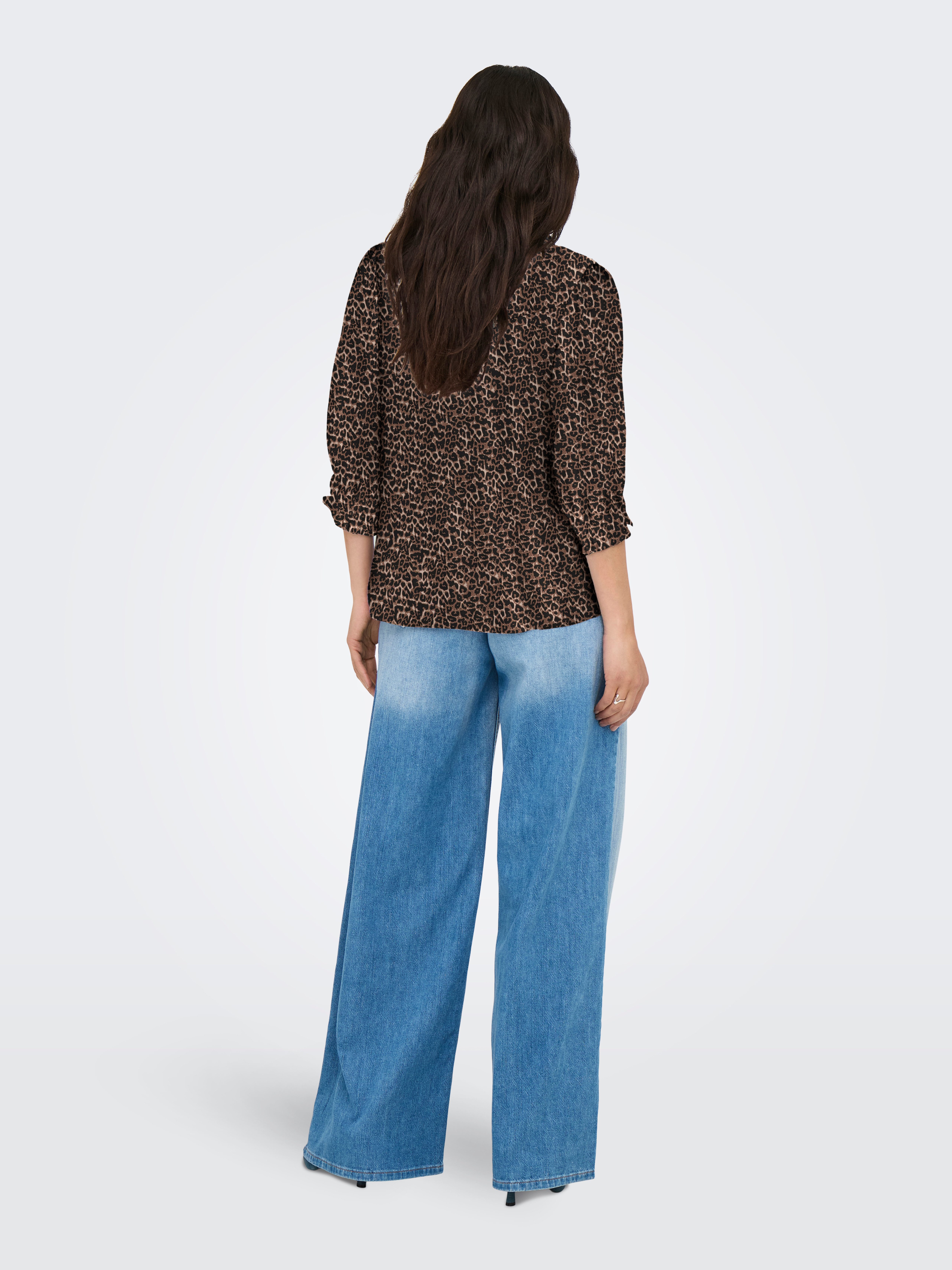 Only Blouse met korte mouwen ONLRAYA 3/4 SHIRT WVN NOOS