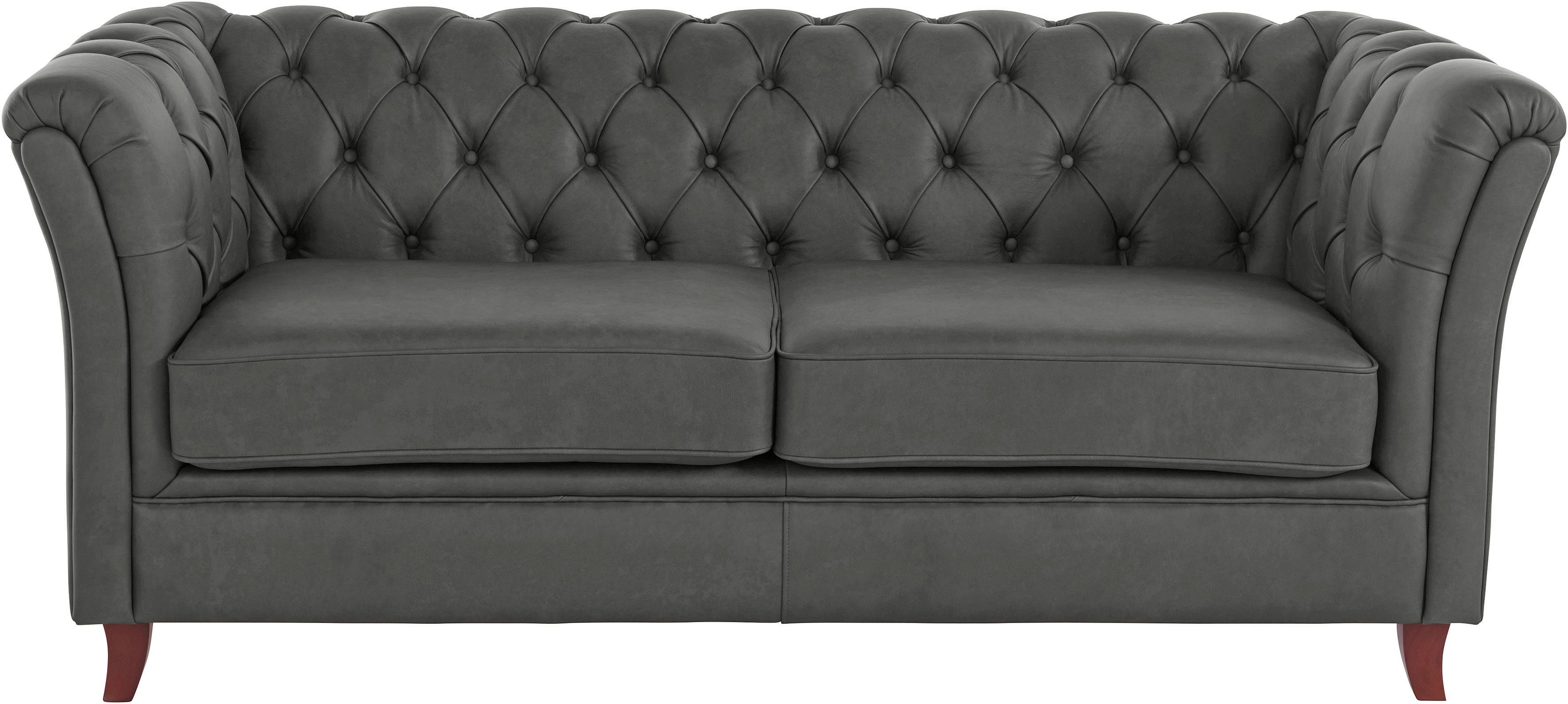 Home affaire Chesterfield-bank Reims met echte chesterfield-capitonnage, uitstekende verwerking