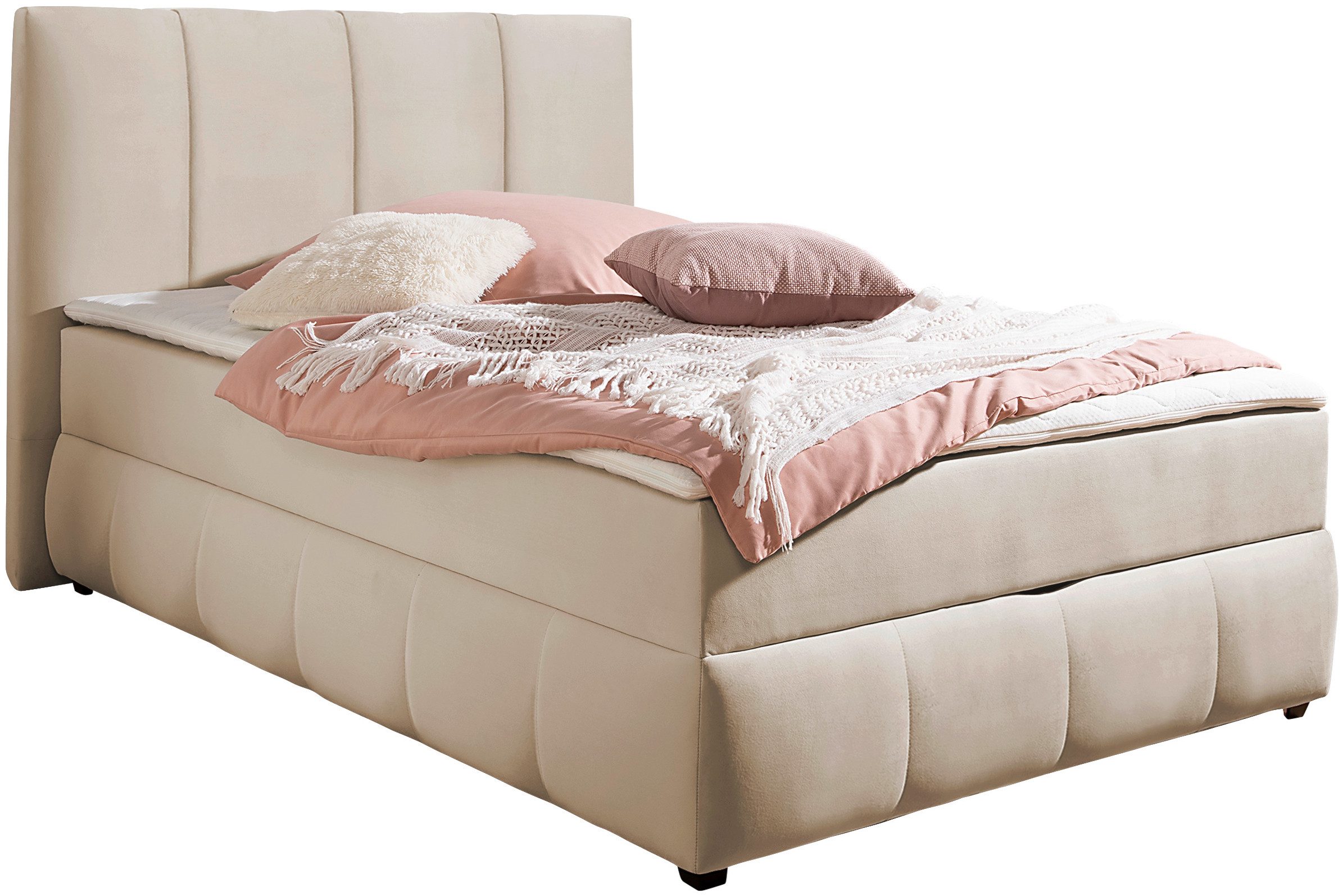 INOSIGN Boxspring Hartley Inclusief bedlade & topper, kiesbaar in H2, H3 of H4