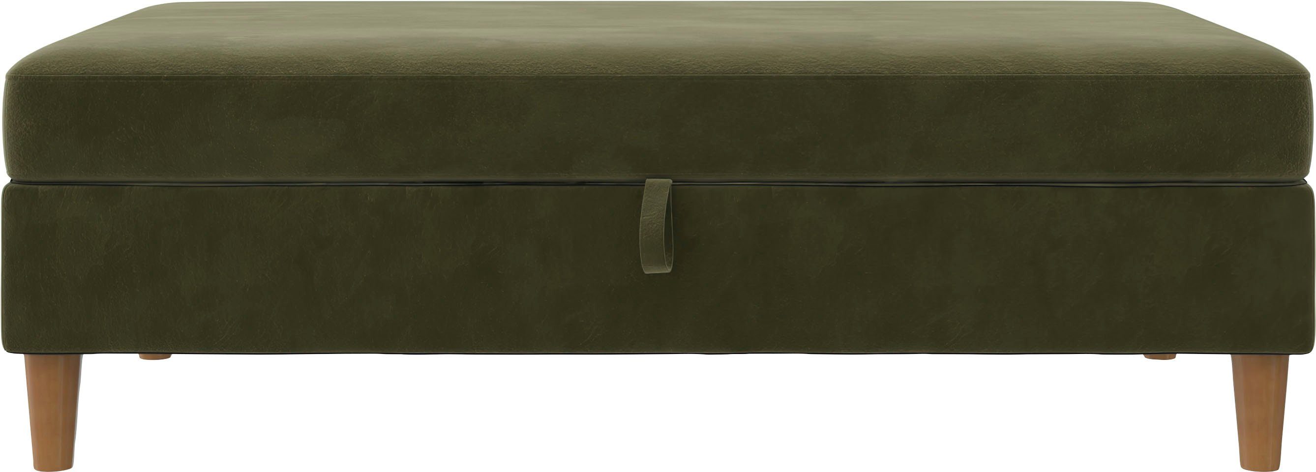Dorel Home Hocker met bergruimte Lilly met bergruimte, vrij in ruimte plaatsbaar, zithoogte 43 cm (1 stuk)