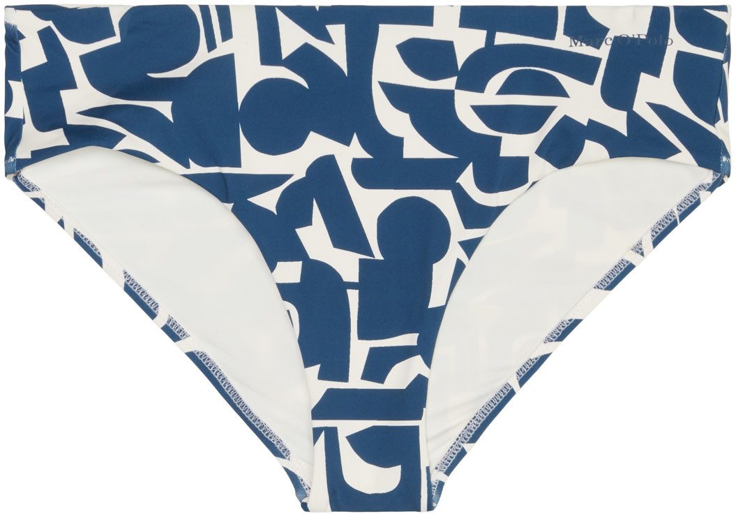 Marc O'Polo Slip Geo Print met elastisch zitcomfort