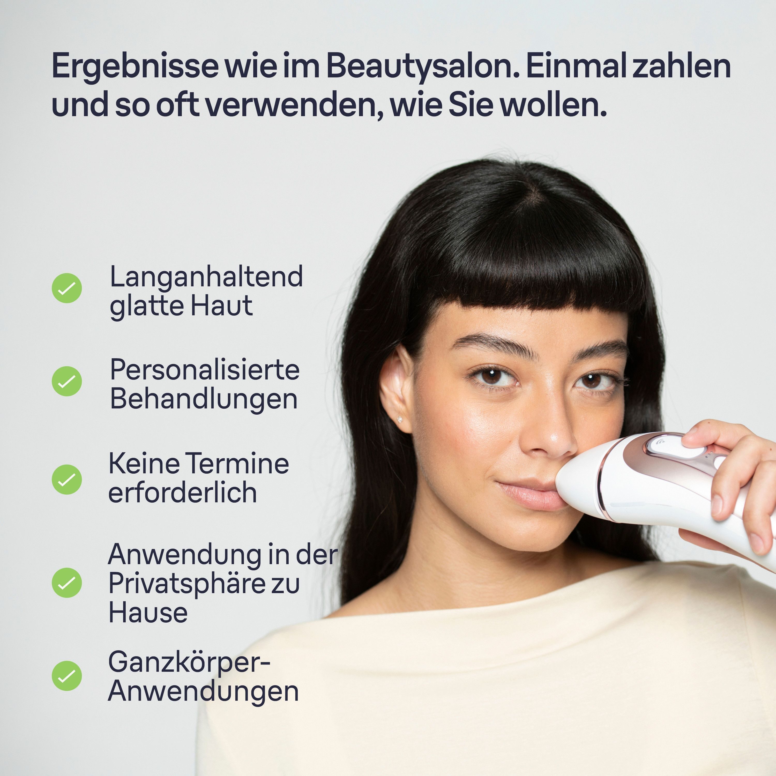 Braun IPL-ontharingsapparaat Smart Skin i·expert PL7387 4 opzetstukken voor gezicht & lichaam, venus scheerapparaat & opbergdoos