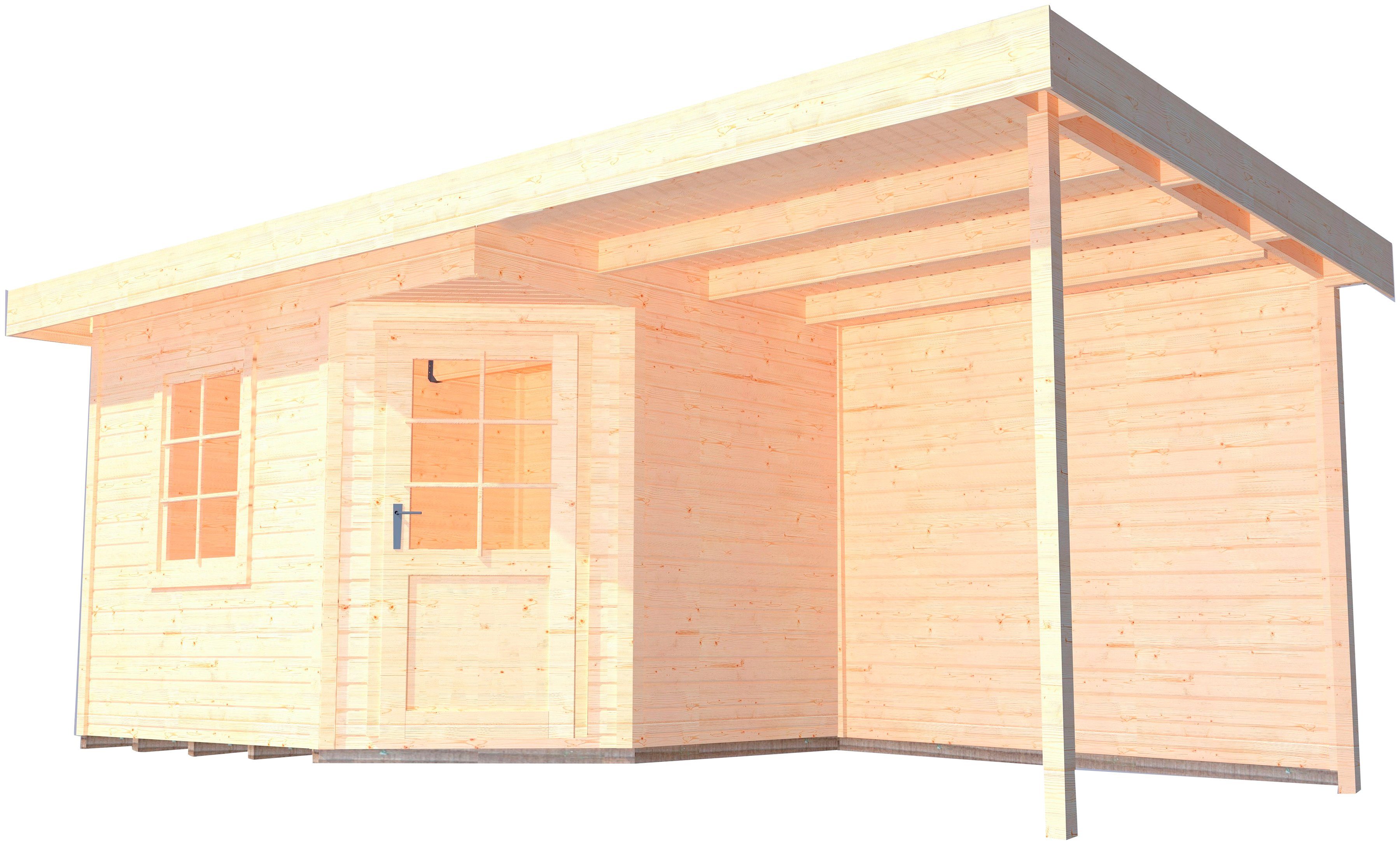 weka Tuinhuisje Designhaus 213A Maat 2 (set) houten tuinhuisjes beige