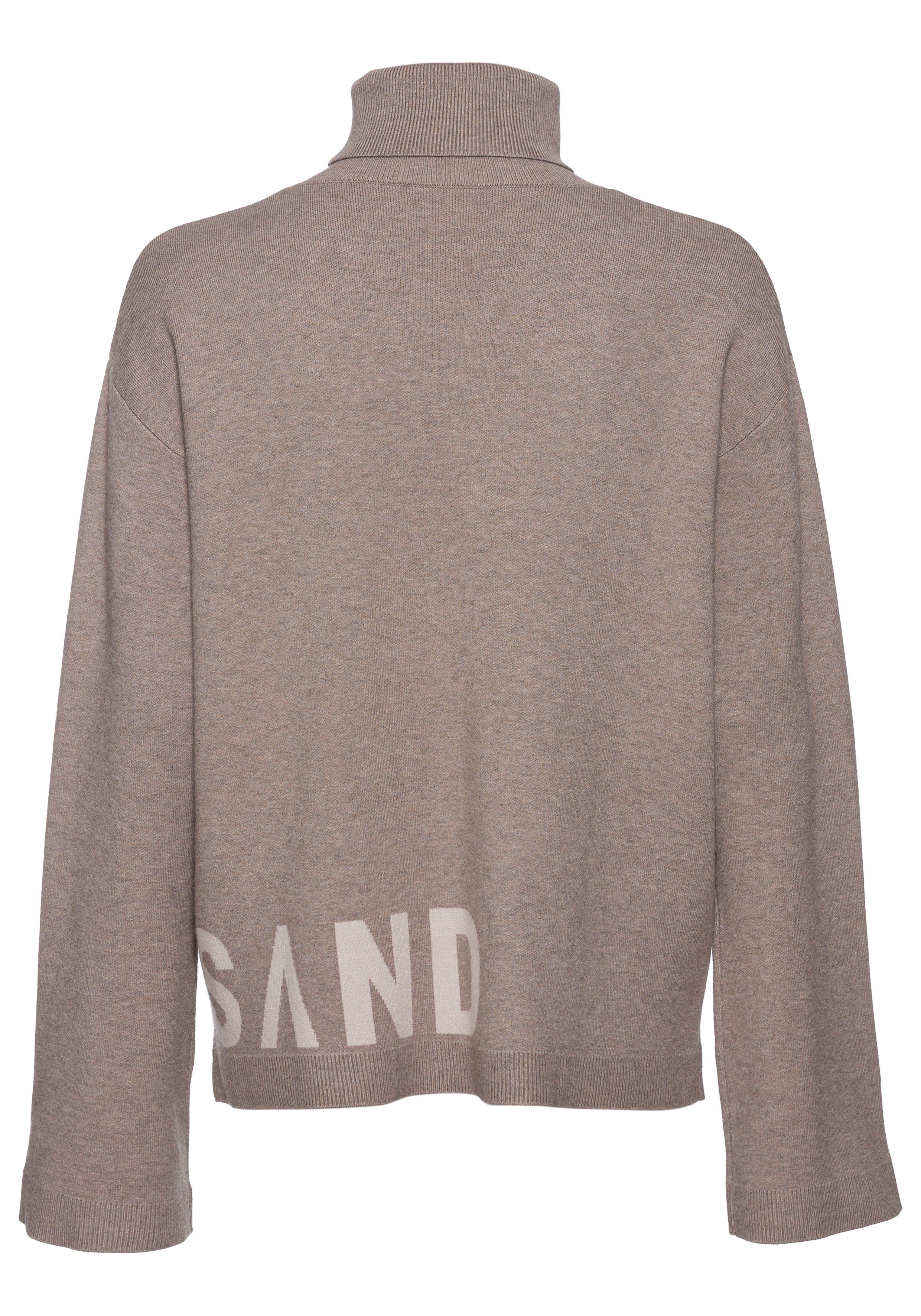 Elbsand Sweater Coltrui van hoogwaardige brei, loungewear