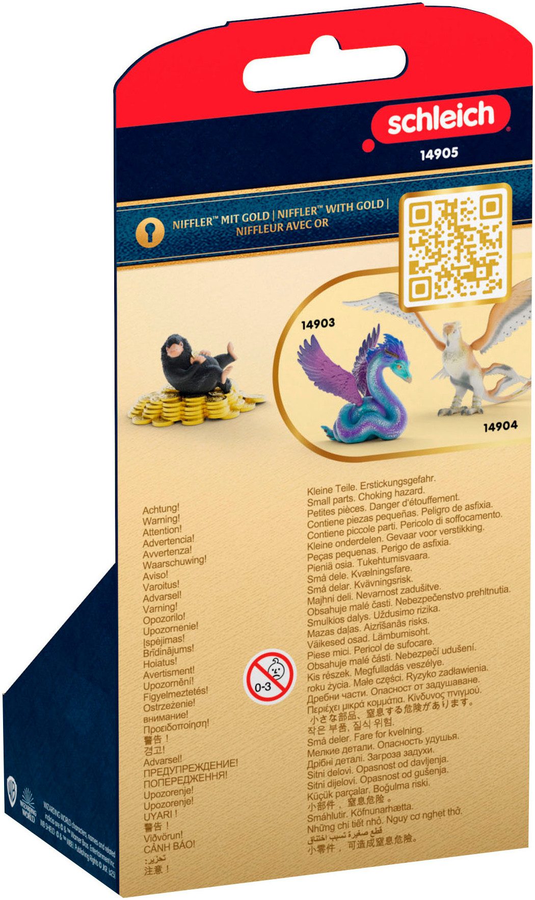Schleich® Speelfiguur WIZARDING WORLD, HARRY POTTER™, Niffler™ met goudkleur (14905)