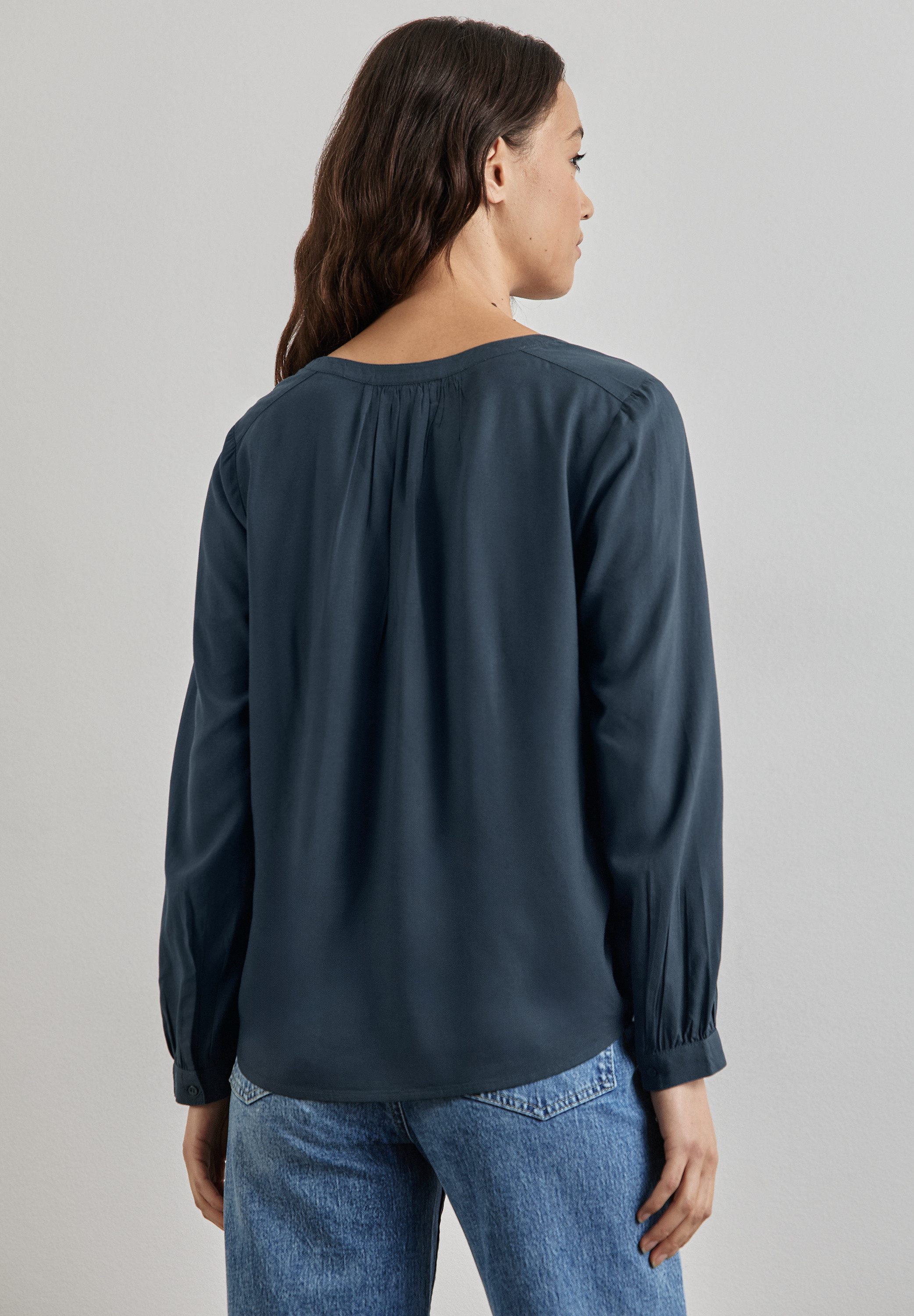 STREET ONE Blouse met lange mouwen in tuniekstijl