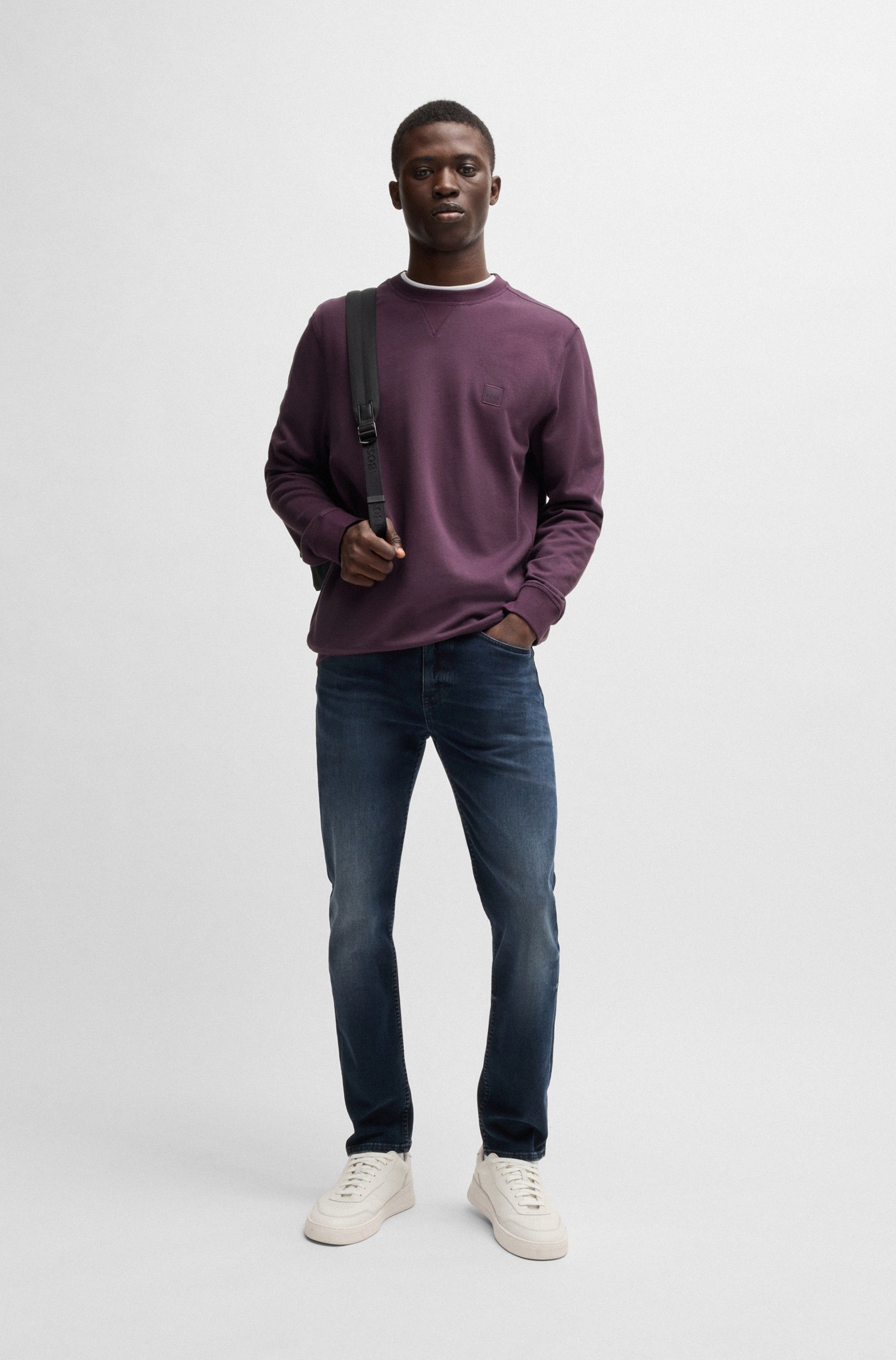 Boss Orange Sweatshirt Westart met boss logo-patch