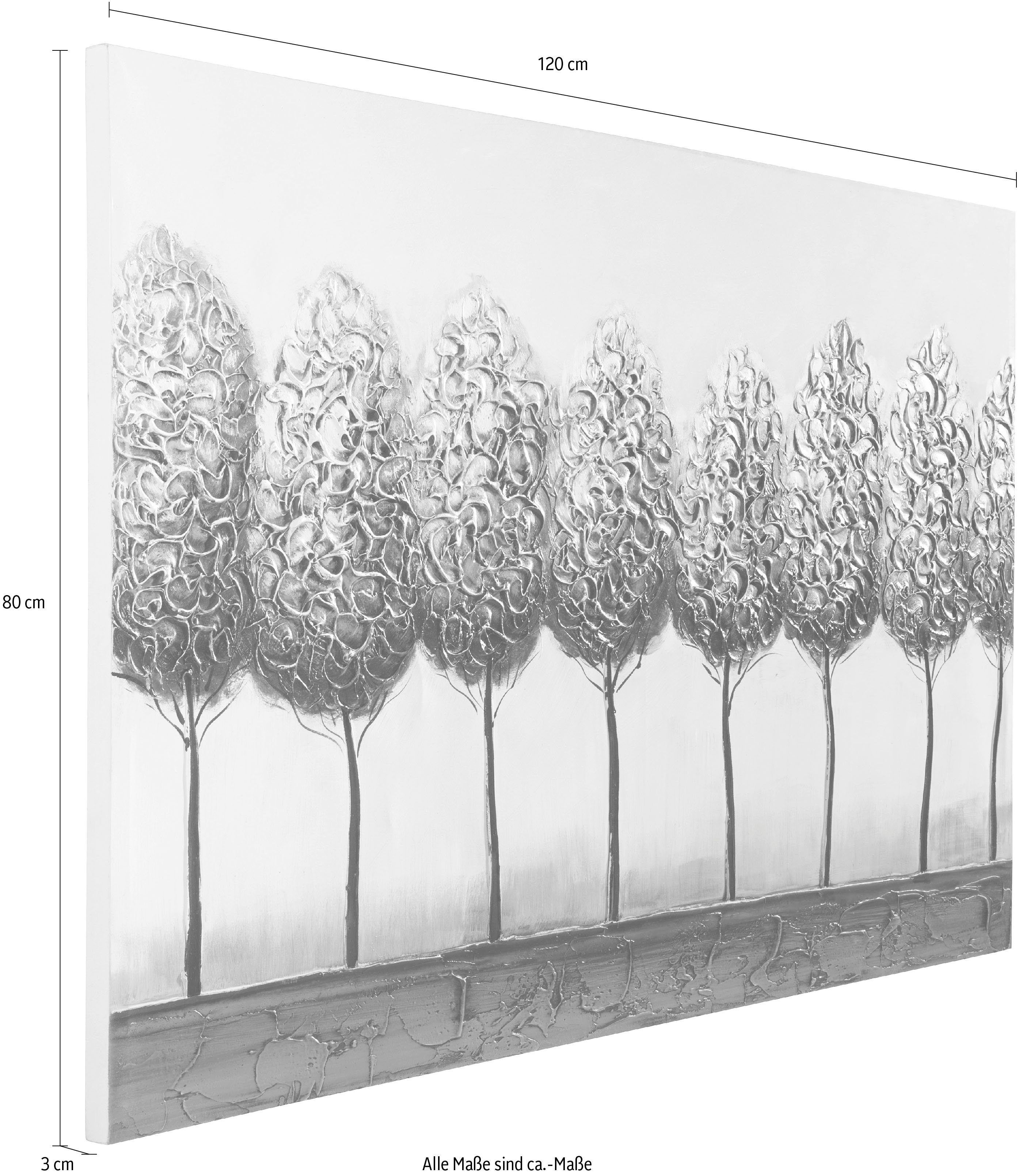 Home affaire Artprint op linnen Trees Motief bomen, 120x80 cm, woonkamer