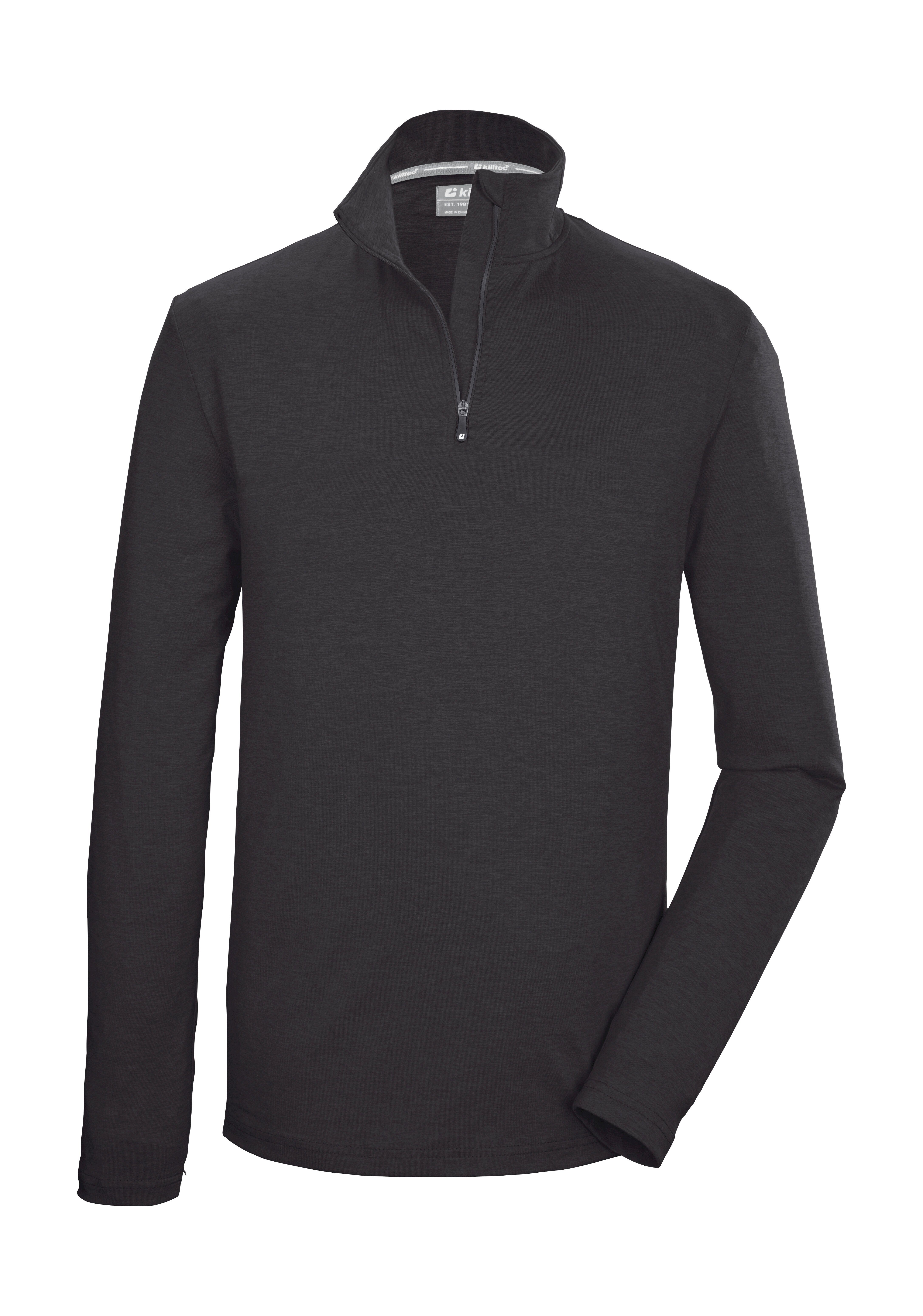 Killtec Shirt met lange mouwen KSW 95 MN LS SHRT heren t-shirts maat M grijs