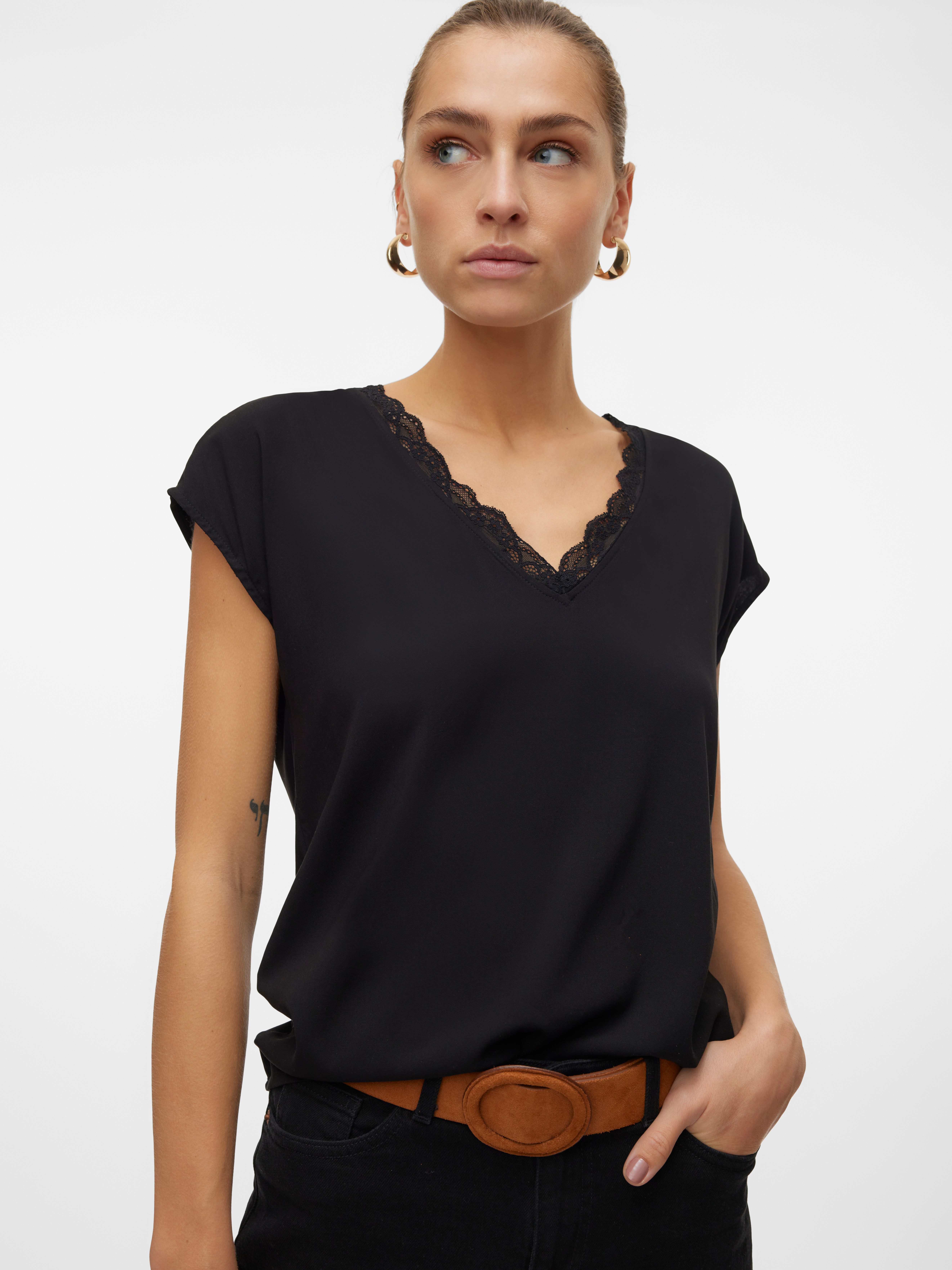Vero Moda Top VMBELLA SL LACE TOP WVN GA NOOS