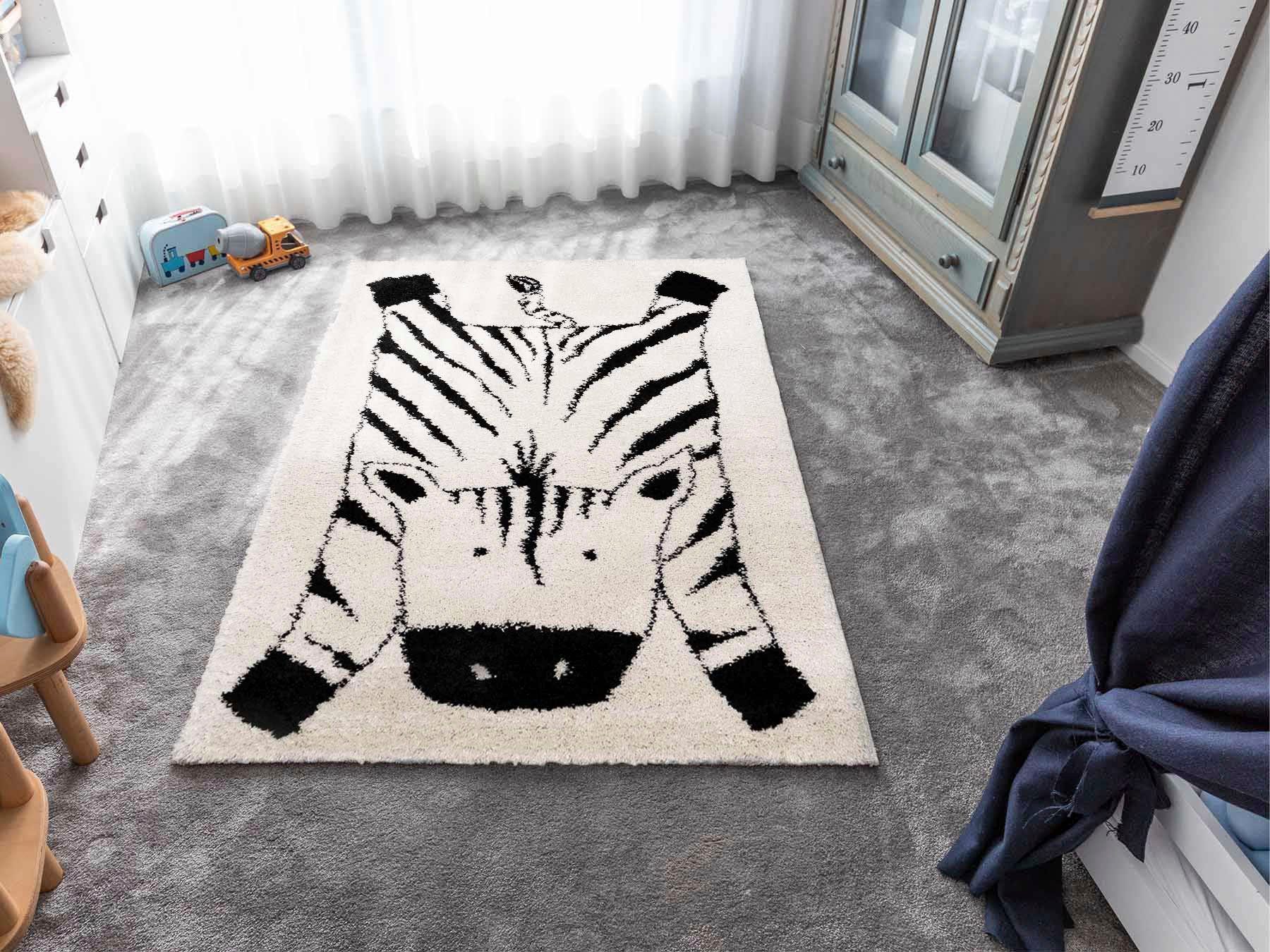 Primaflor-Ideen in Textil Kindervloerkleed NOMAD - Zebra