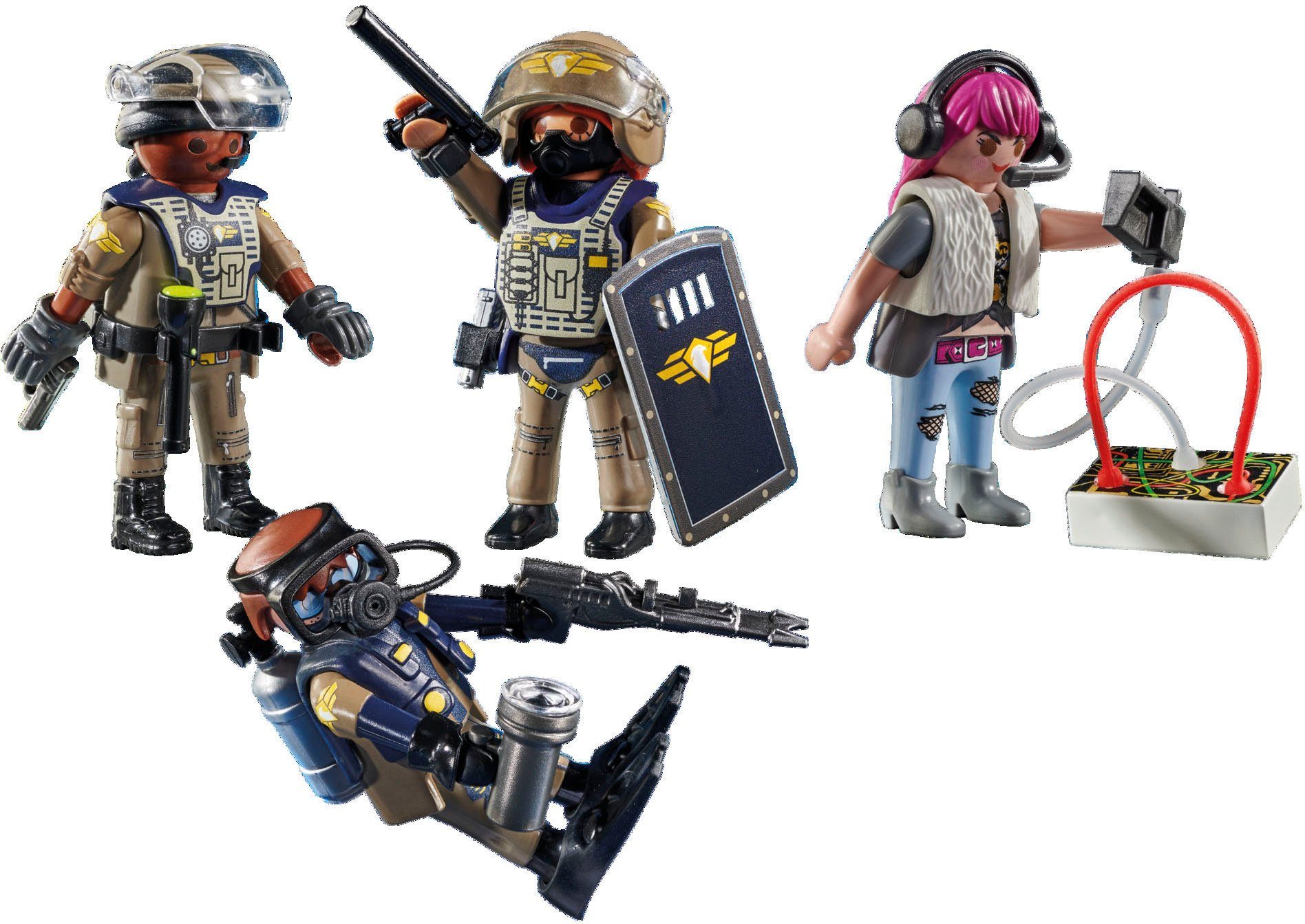 Playmobil® Constructie-speelset SWAT figuren set (71146), My Action Heroes (37-delig)