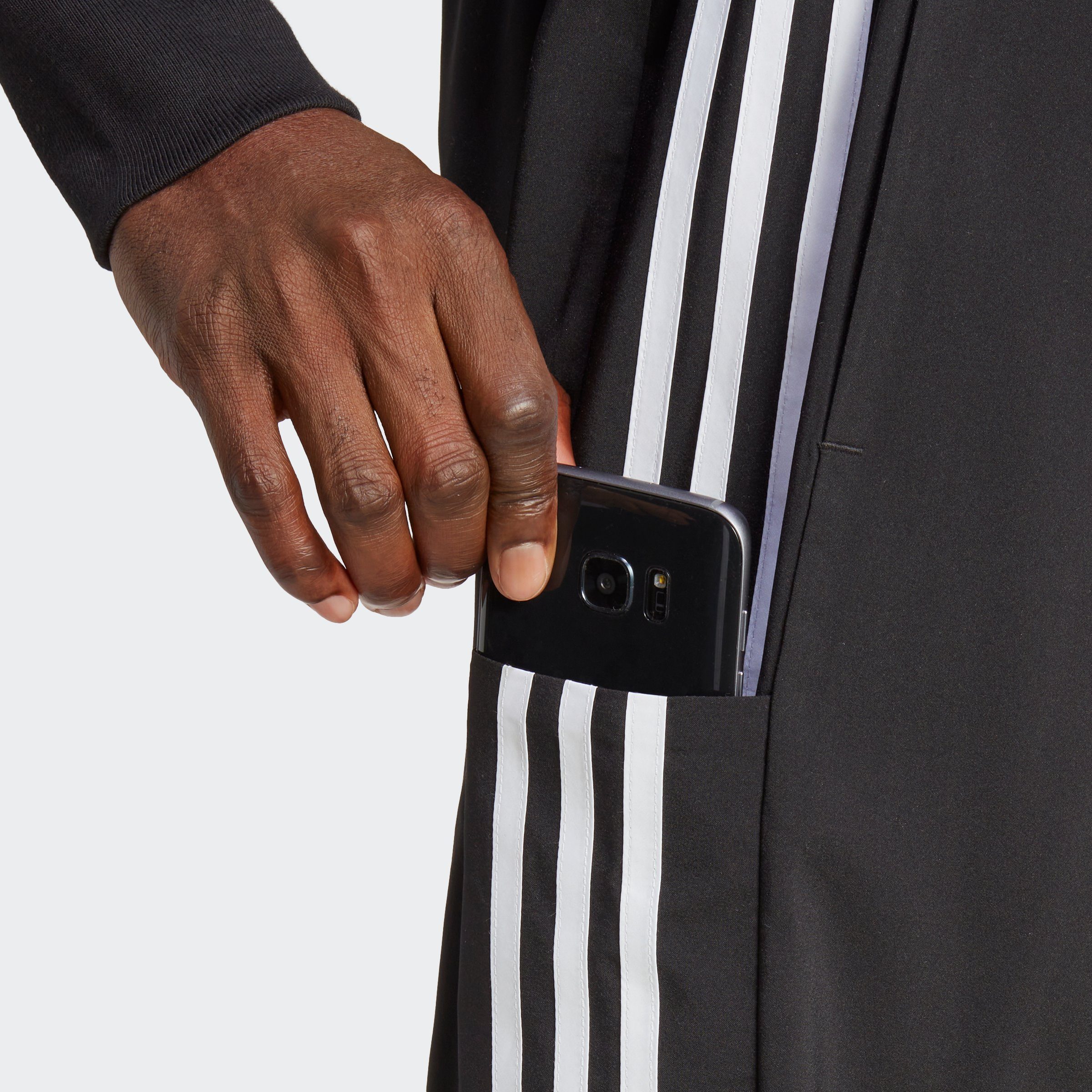 adidas Sportswear Sportbroek AEROREADY ESSENTIALS TAPERED CUFF WOVEN 3STREPEN BROEK (1-delig)
