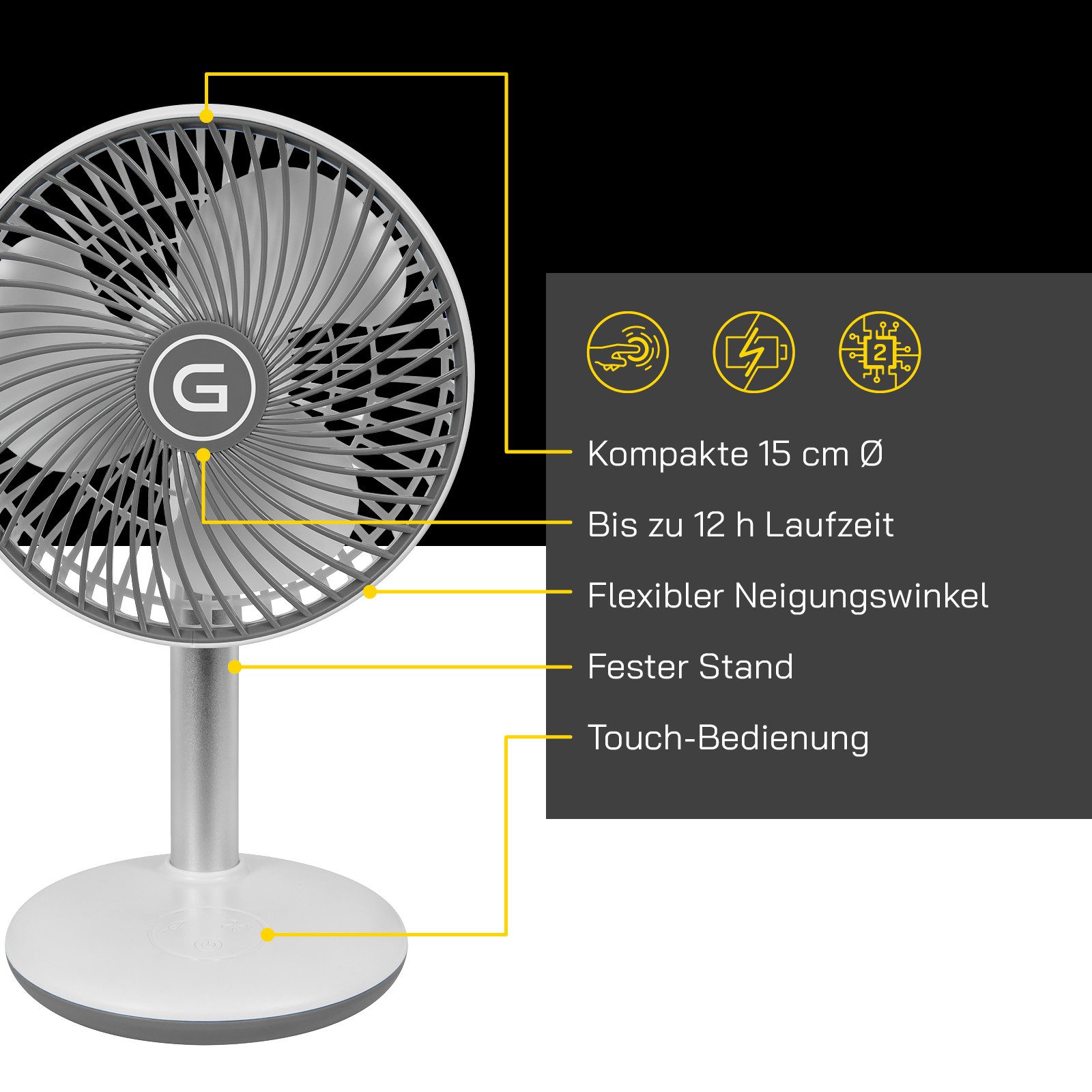 Gutfels Tafelventilator »VENTI 3010 R«