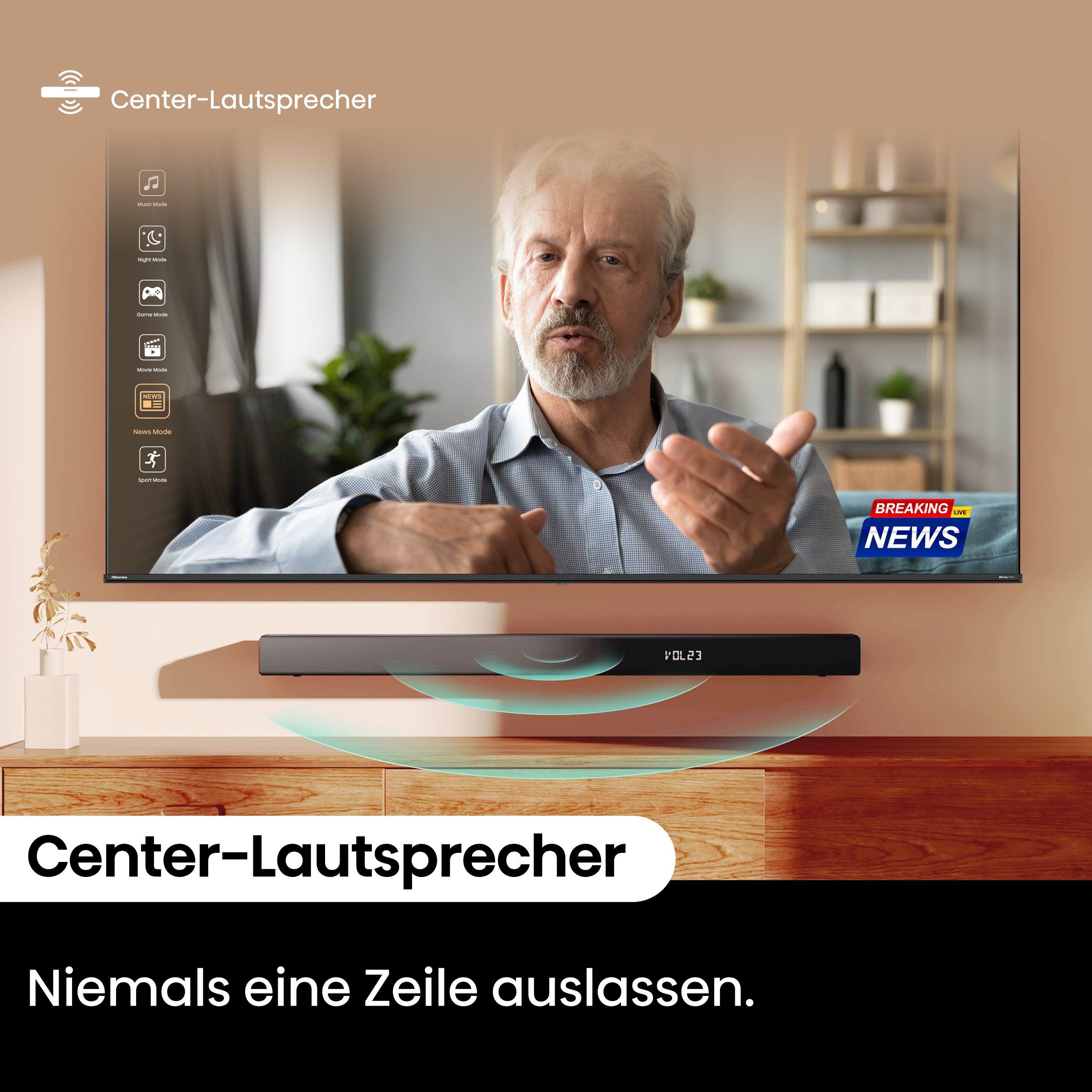 Hisense 3-in-1 geluidssysteem HS3100 (1 stuk)