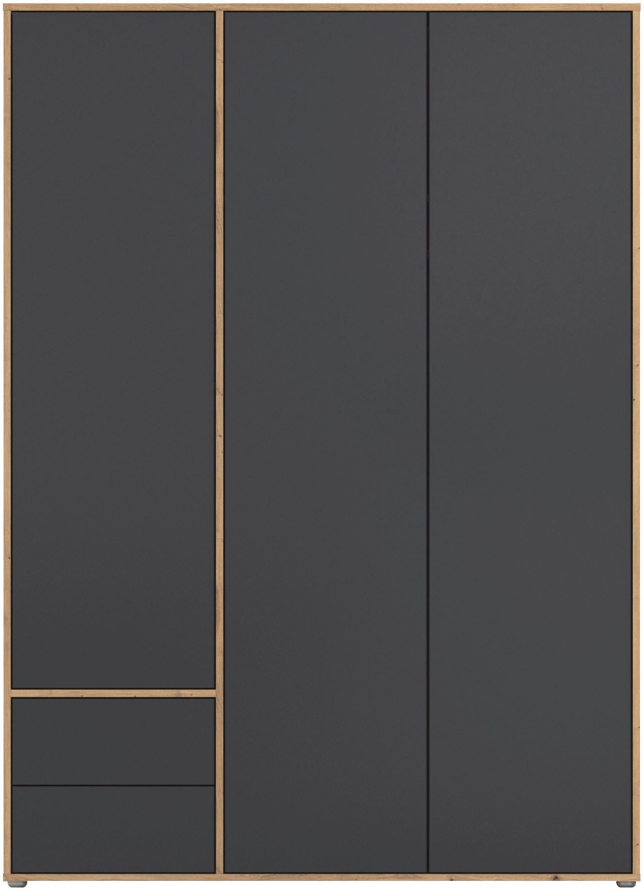 rauch Draaideurkast Kledingkast Kast Garderobe Wasmand NABILA veel Opbergruimte met 2 lades en push-to-open functie topseller made in germany