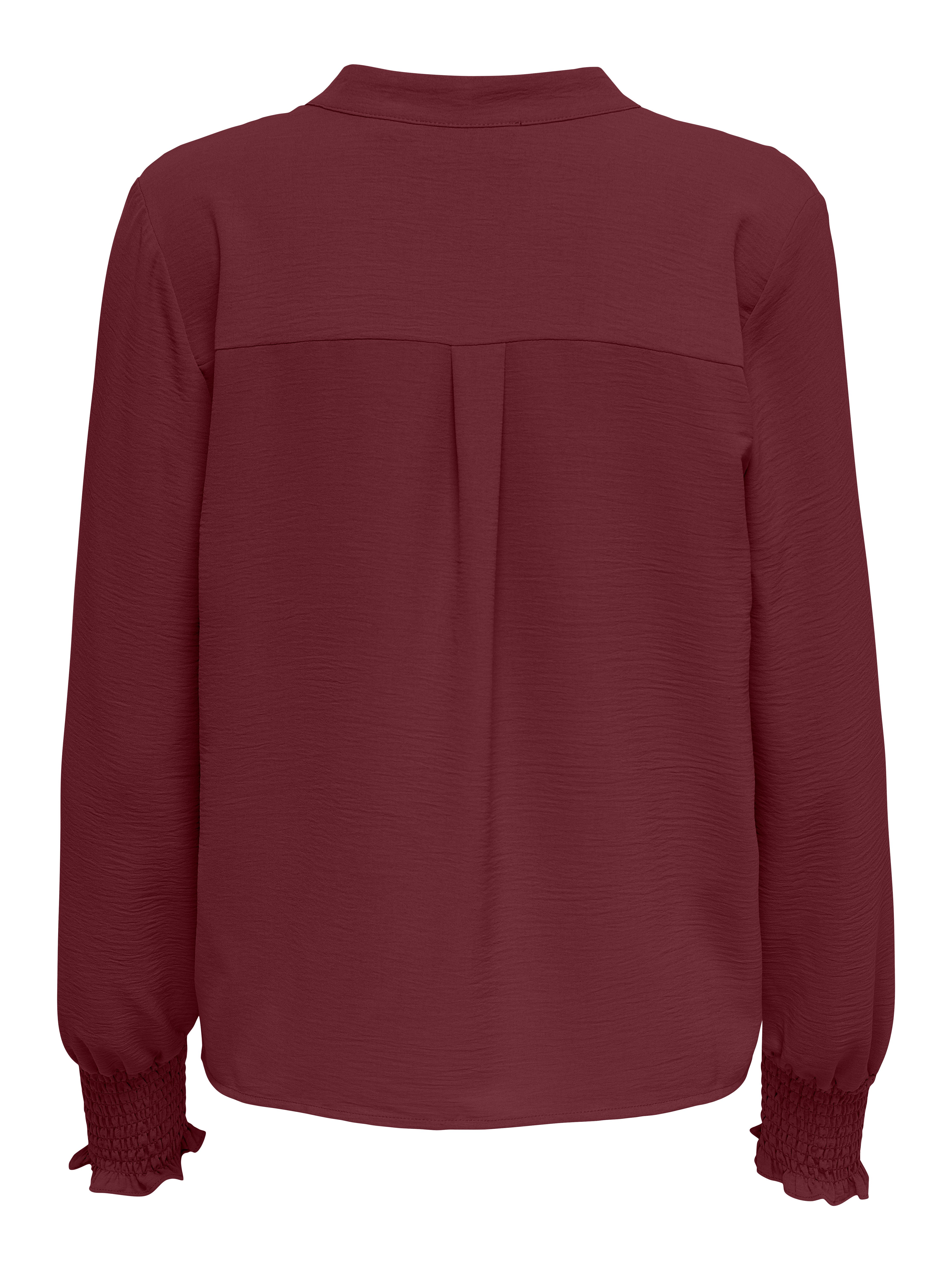 Only Shirt ONLMETTE V-NECK LS SMOCK TOP NOOS WVN