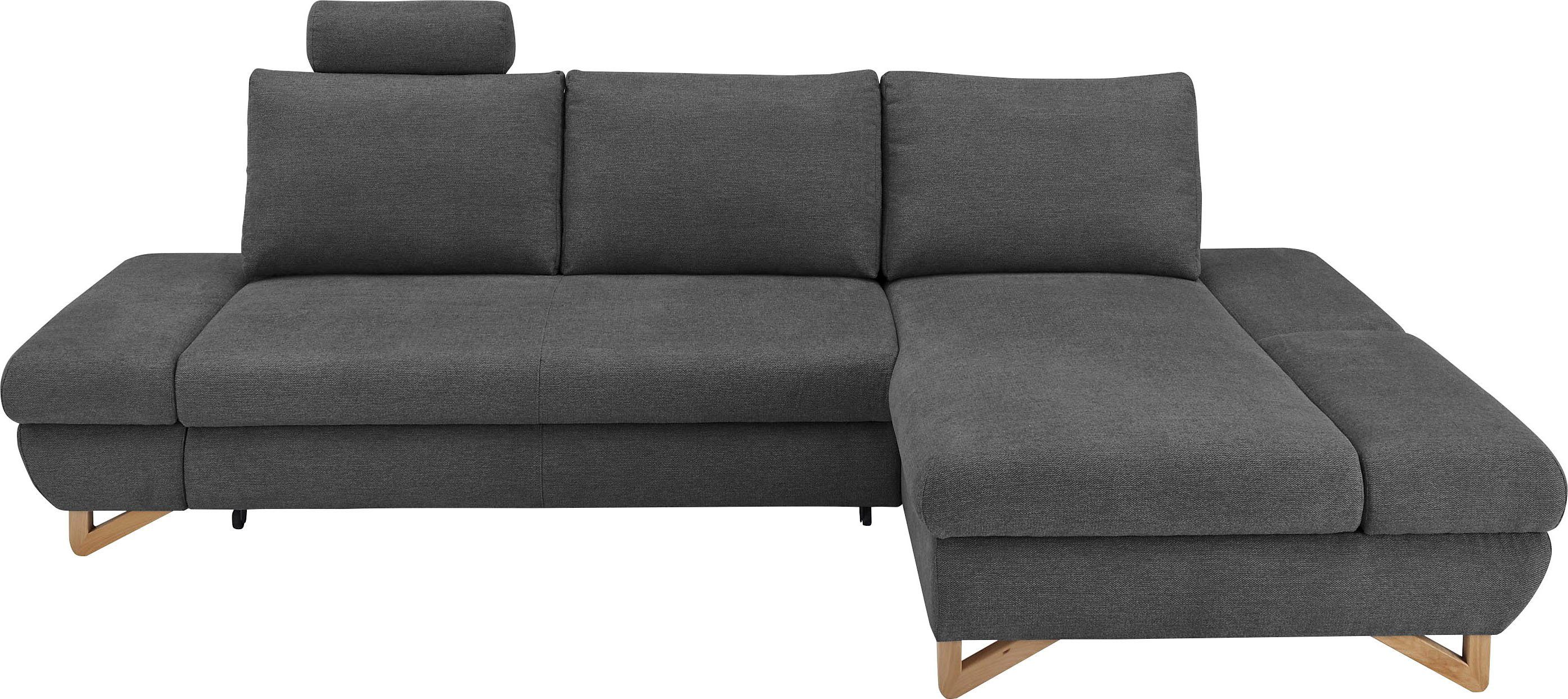 INOSIGN Slaapbank City/Giron comfortabele slaapbank (ligoppervlak 245 x 138 cm) en bedlade