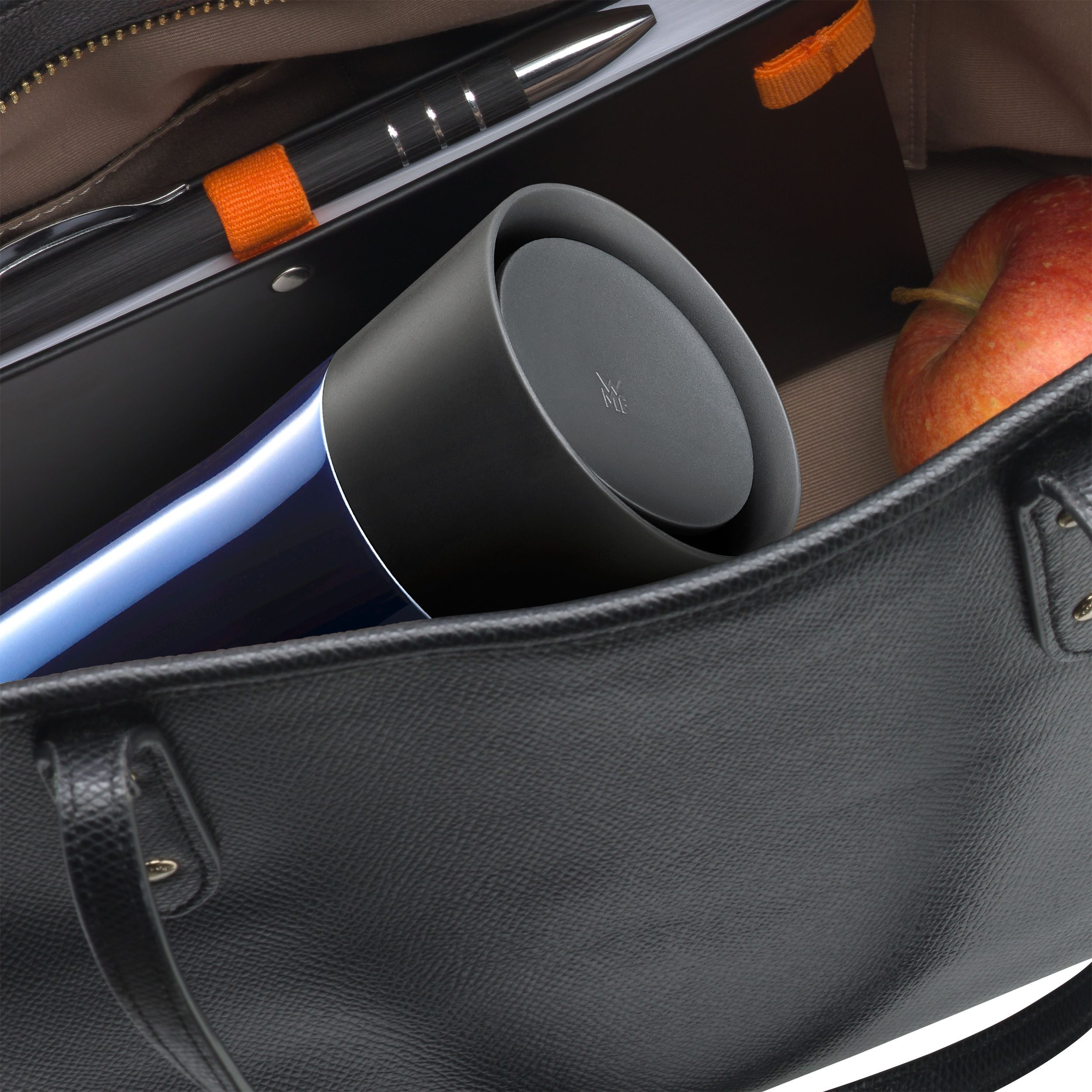 WMF Thermosbeker Impulse dubbelwandig roestvrij staal, 8u warm en 12u koud, 360°-drinkopening