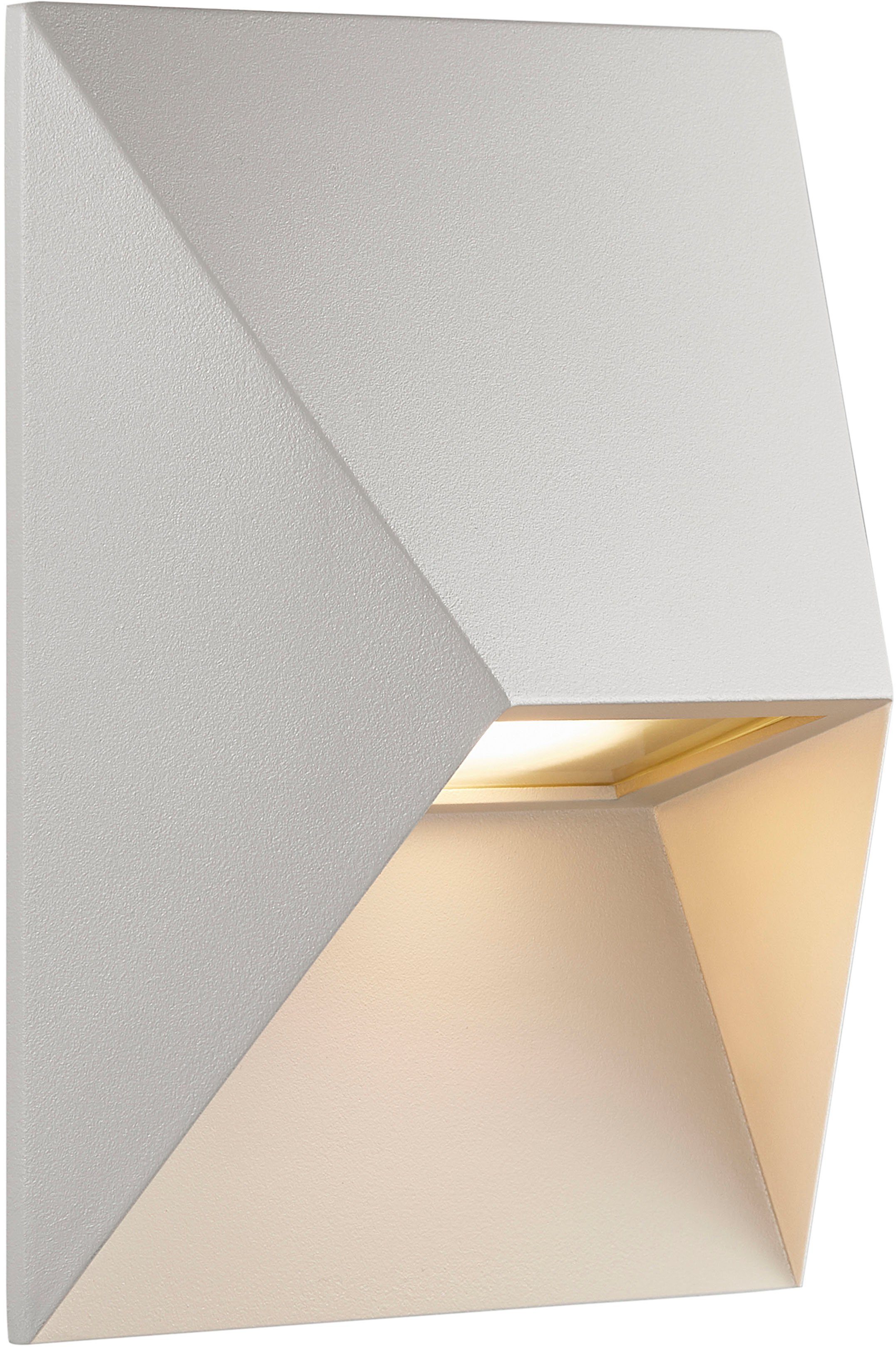 Nordlux Wandlamp voor buiten Pontio Architectonisch ontwerp, parallelschakeling mogelijk, elegante compacte afm (1 stuk)