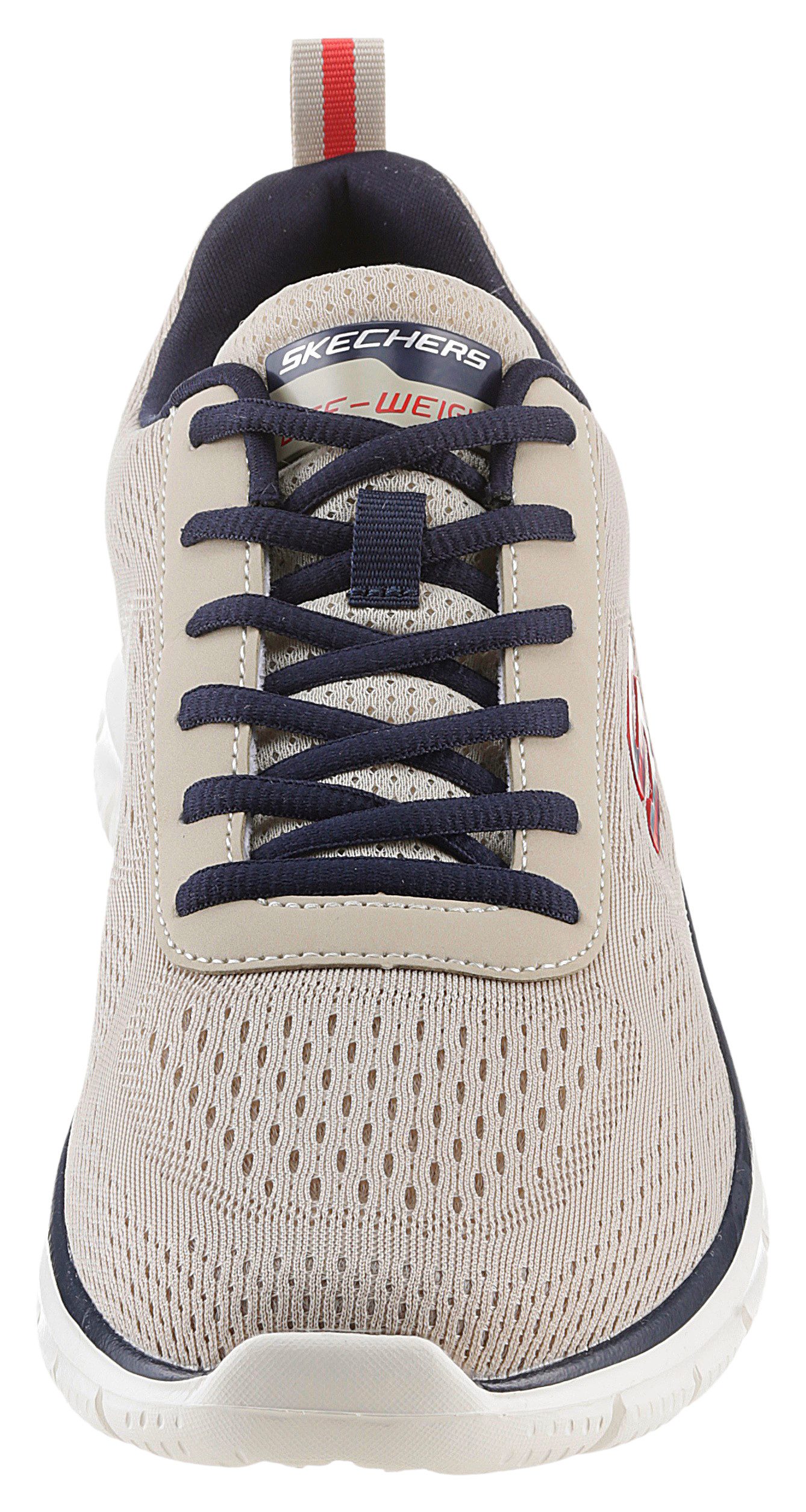 Skechers Slip-on sneakers TRACK-LESHUR Vrijetijdsschoen, trainingsschoen, instapschoen in materiaalmix