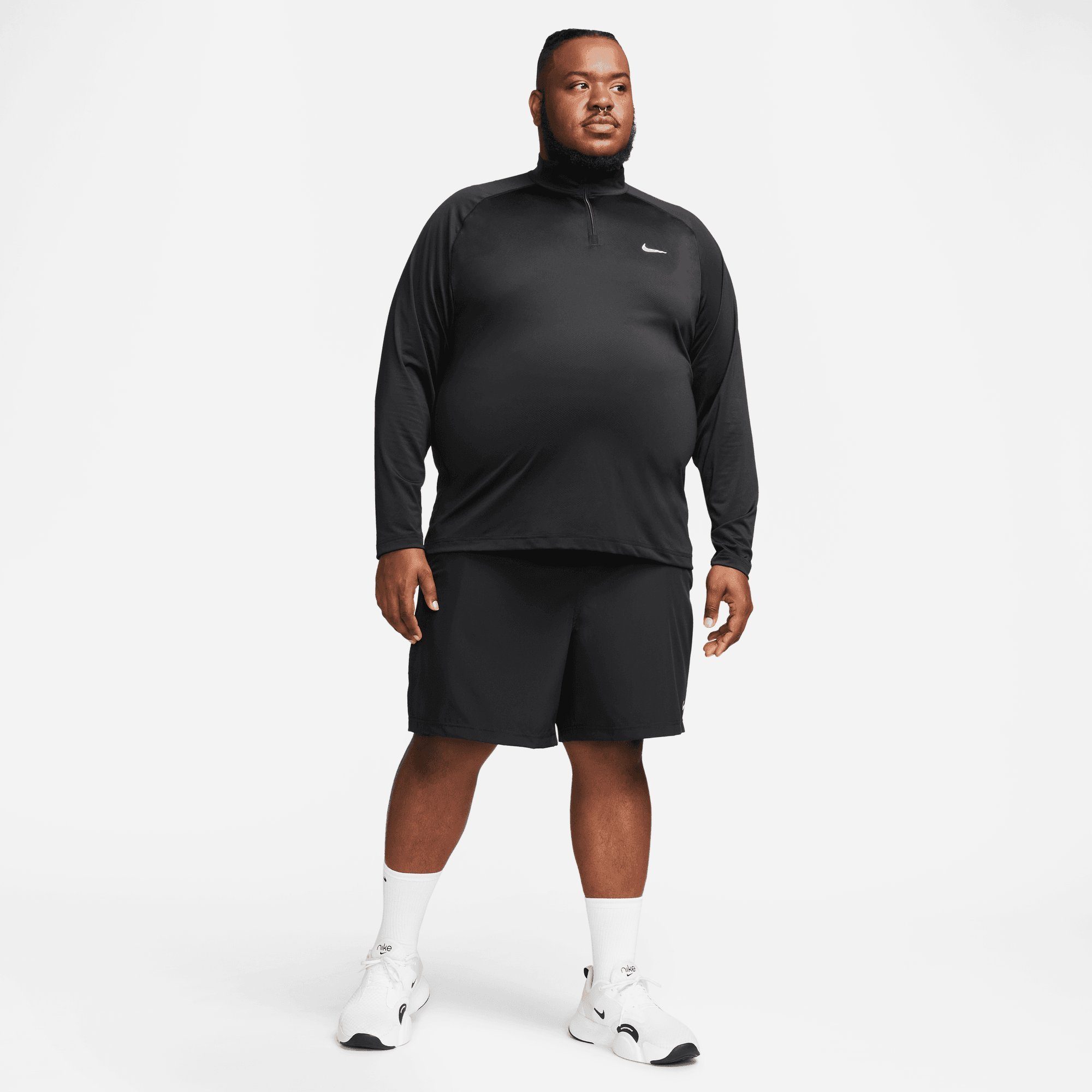 Nike Trainingsshirt DRI-FIT READY MEN'S 1/-ZIP FITNESS TOP